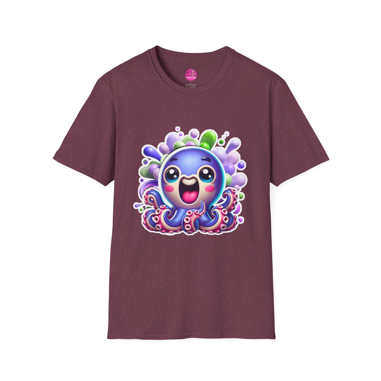 Olly the Octopus T-Shirt - Playful & Adorable Unisex Tee for Ocean Lovers