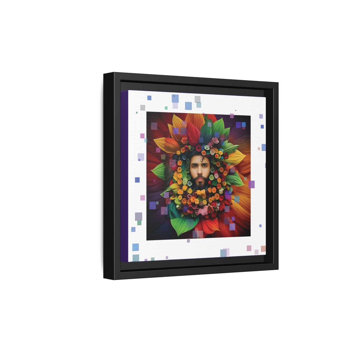 'Flourish: The Modern Green Man' canvas print By Andrew McCarter