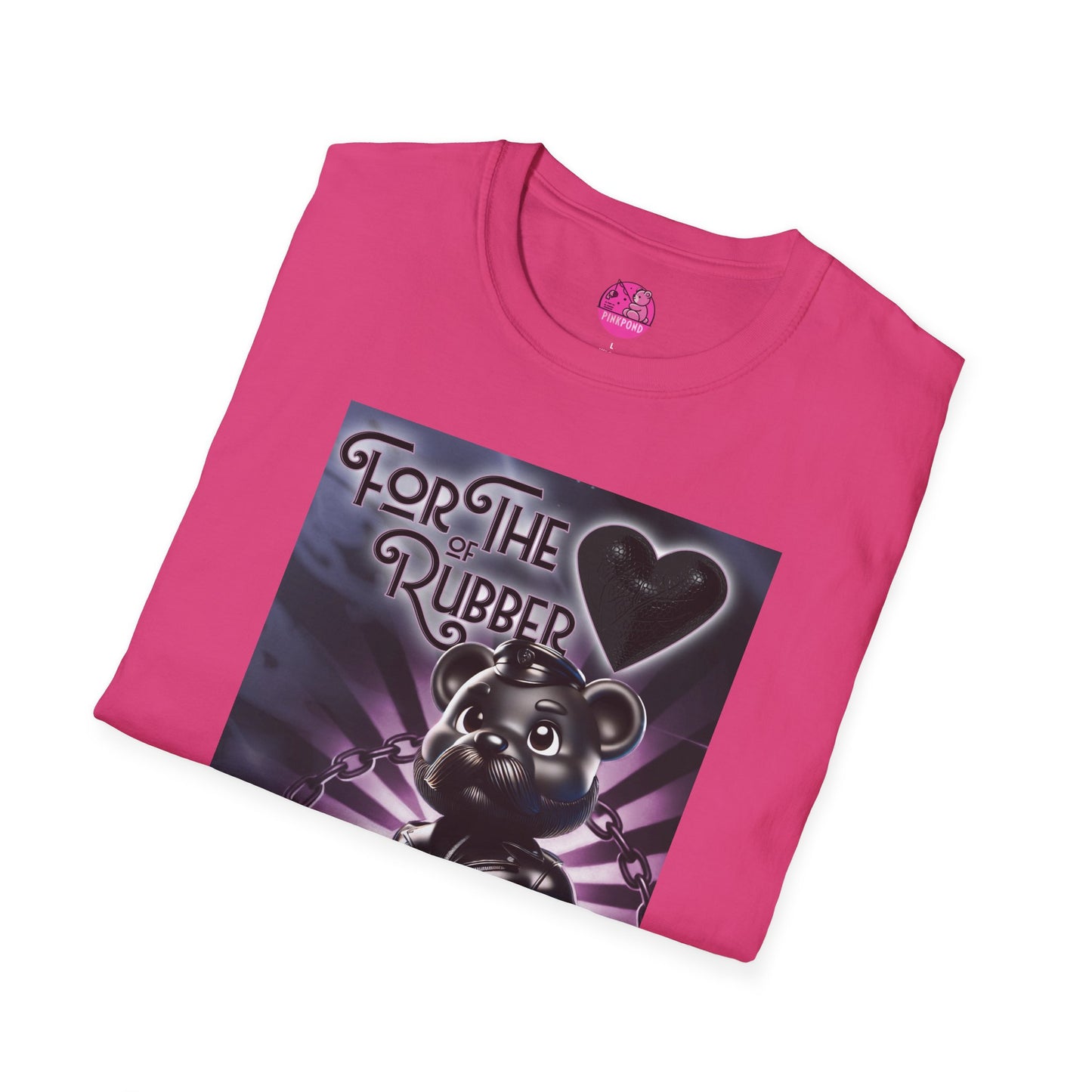 Rubber Bear” – Bold & Playful Tee 🖤🐻✨