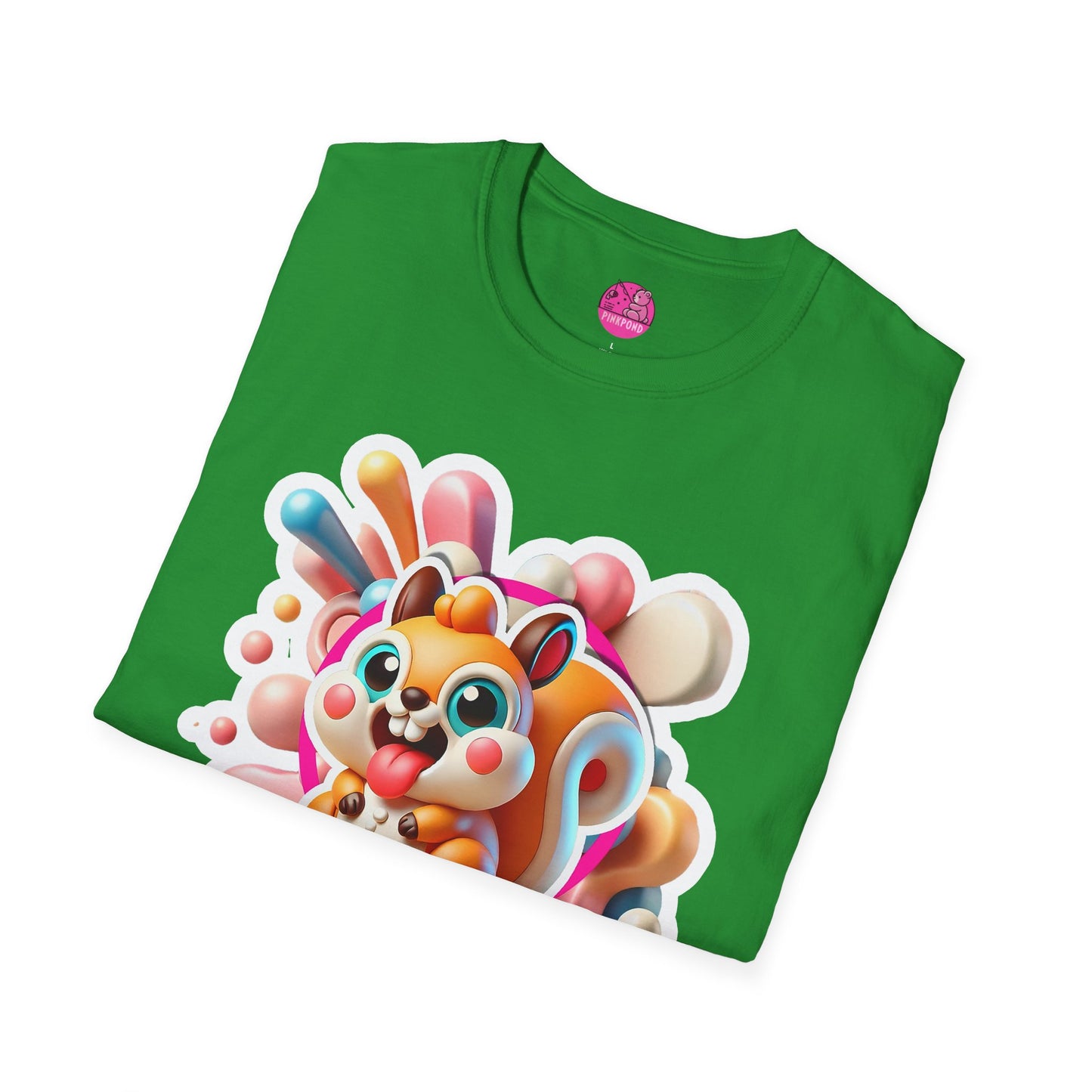 Cyril Squirrel T-Shirt - Nutty and Playful Unisex Tee for Fun-Lovers 🐿️✨