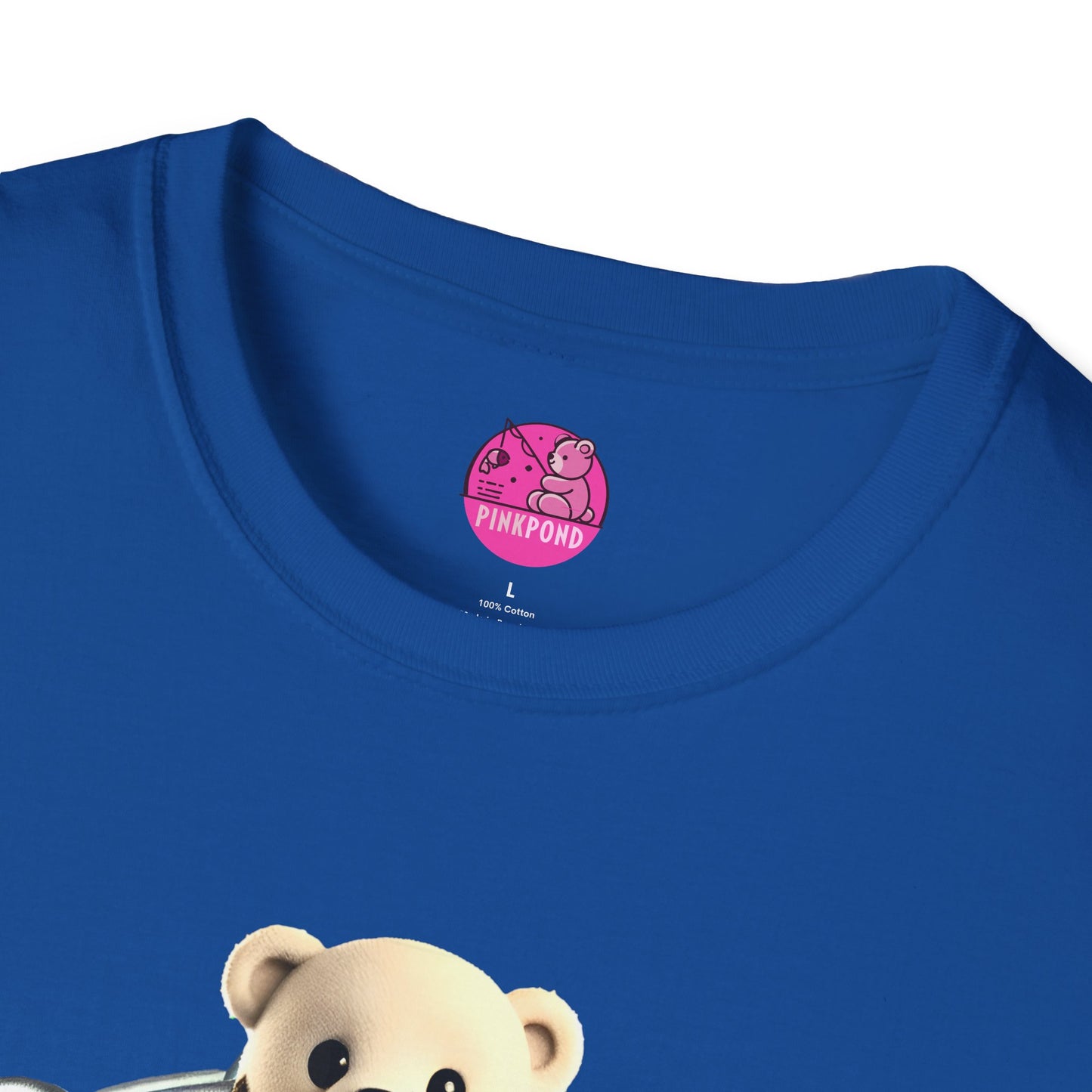 Hot Leather Cub Unisex Softstyle T-Shirt | Fierce and Fun Bear Tee with Leather-Clad Sass