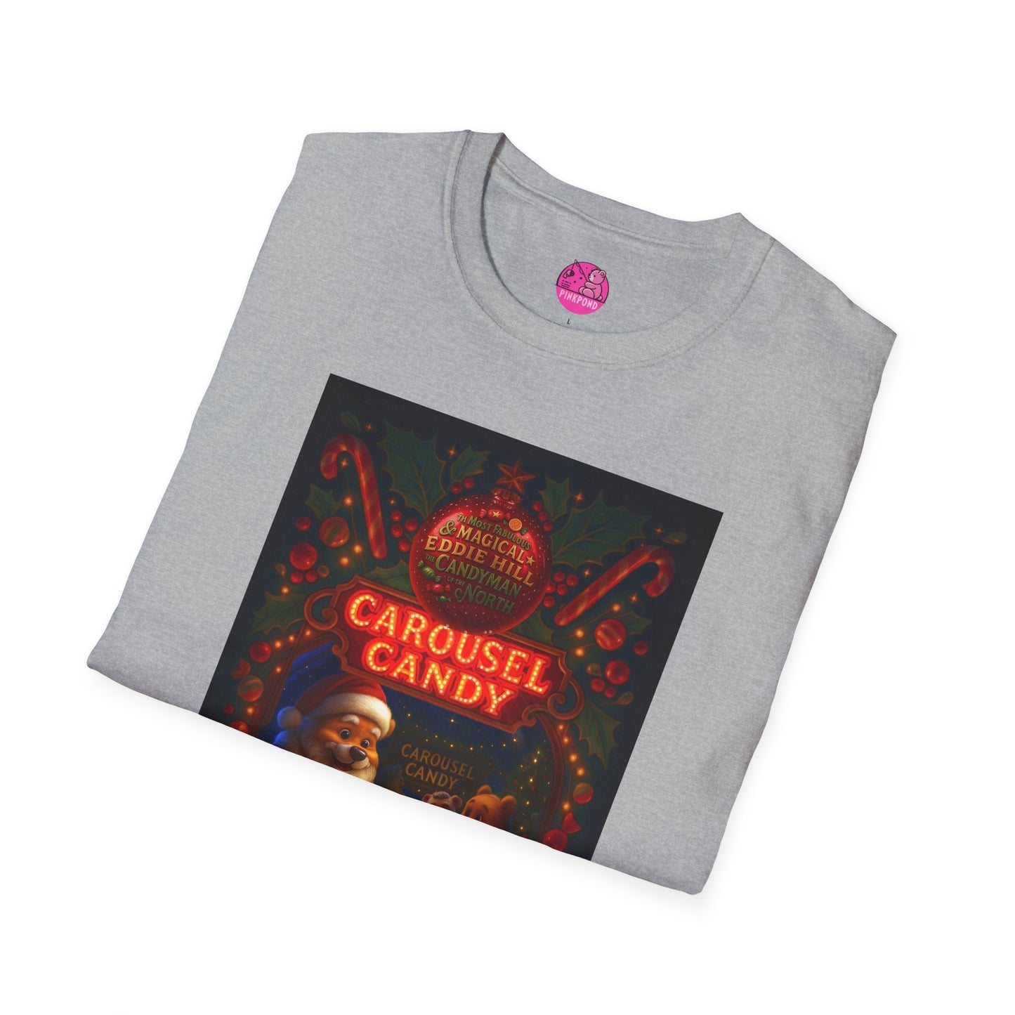 Carousel Candy Christmas T-Shirt — Eddie Hill, The Candyman of the North