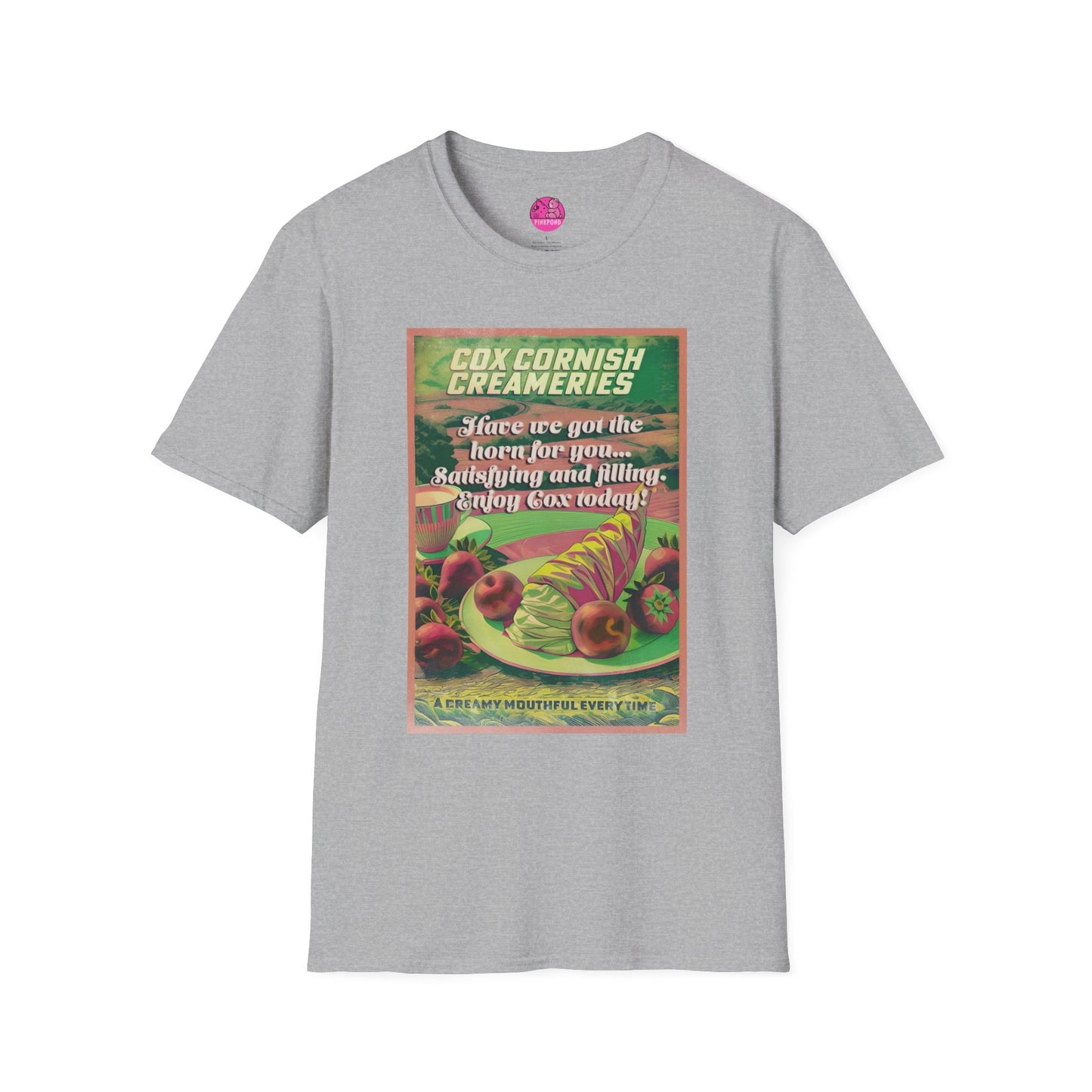 Saucy Vintage Cox Creameries - Satisfy Your Cravings T-Shirt