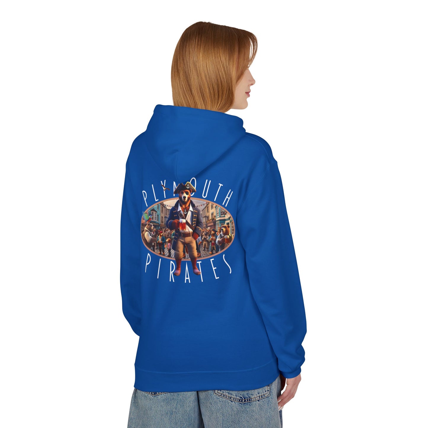 Plymouth Pirates Bear Hoodie