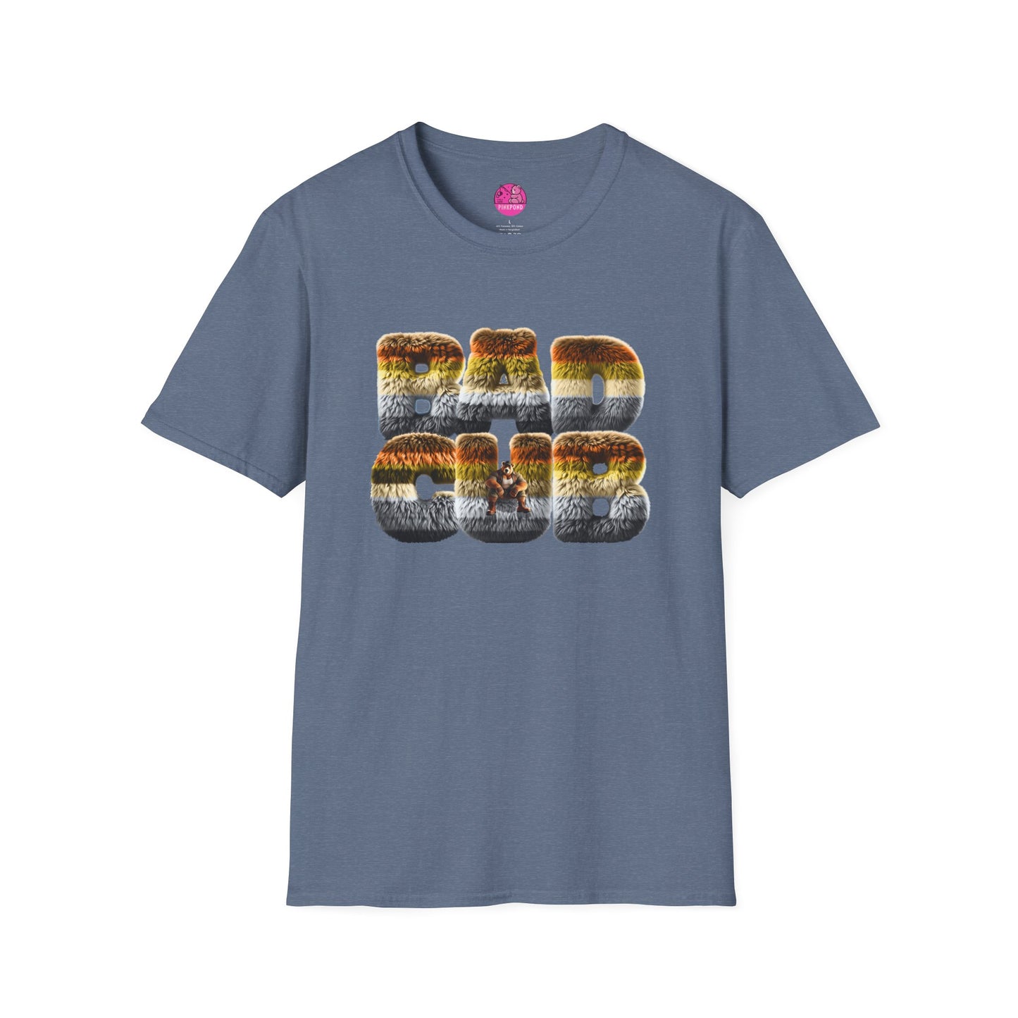 Pride Fur T-Shirt - Bad Cub Bear Pride Tee