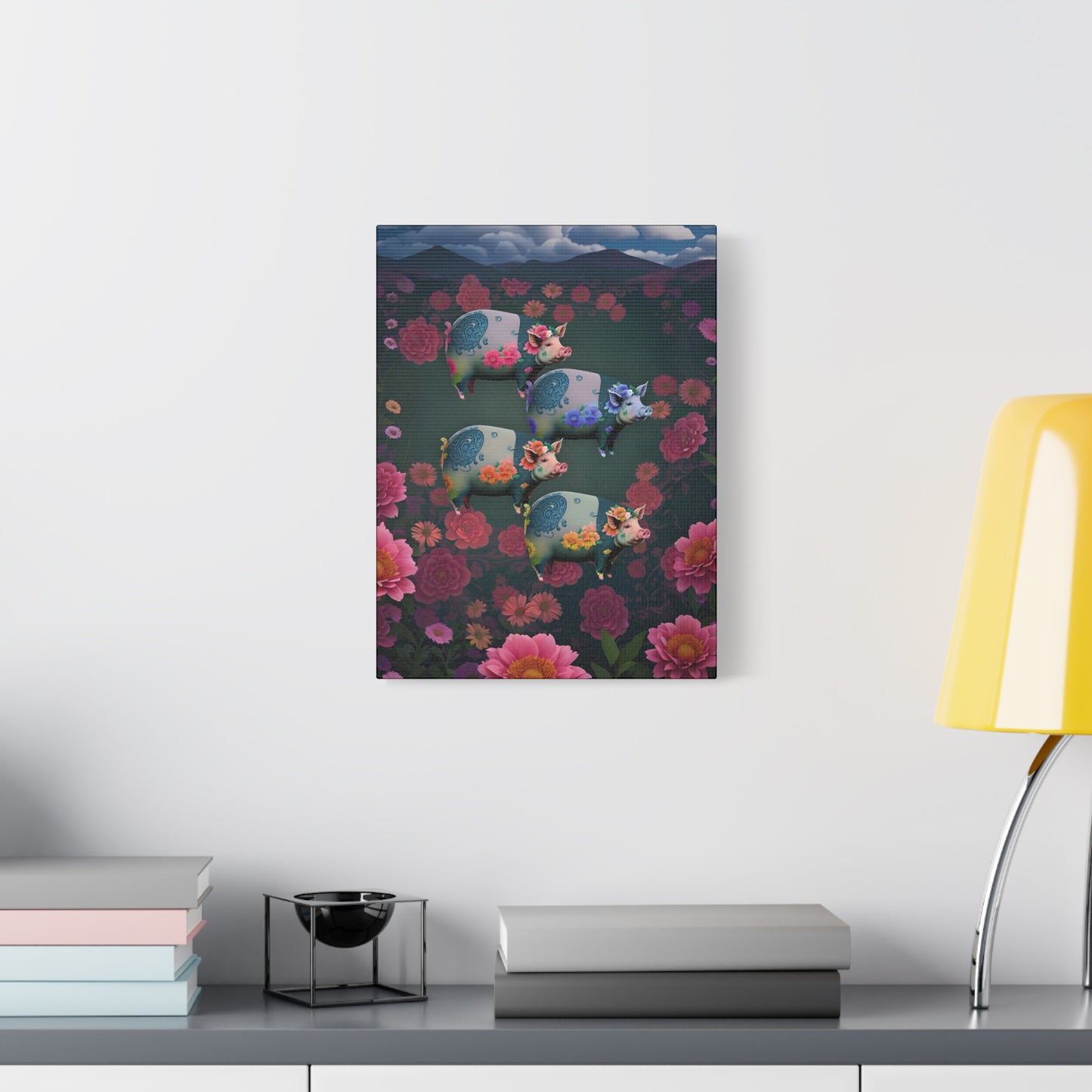 ‘Floral Flight’ Canvas Print by Andrew McCarter