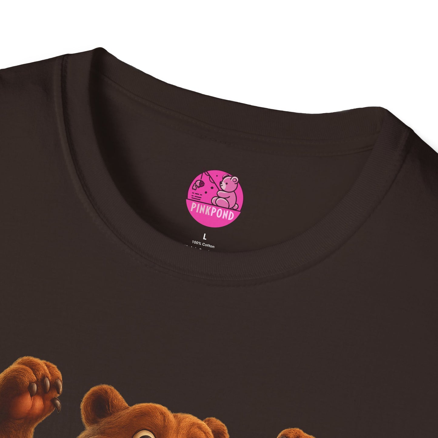 Be More Bear Tee - Softstyle T-Shirt by PinkPond
