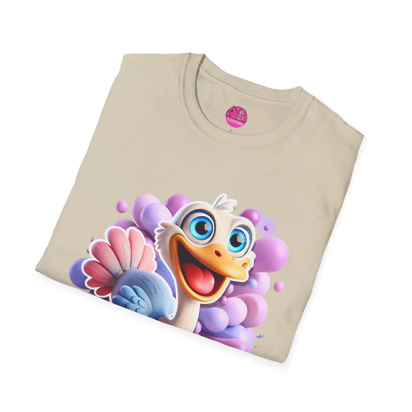 Osma the Ostrich T-Shirt – Speed, Smiles, and Sass!! - Unisex Softstyle Tee