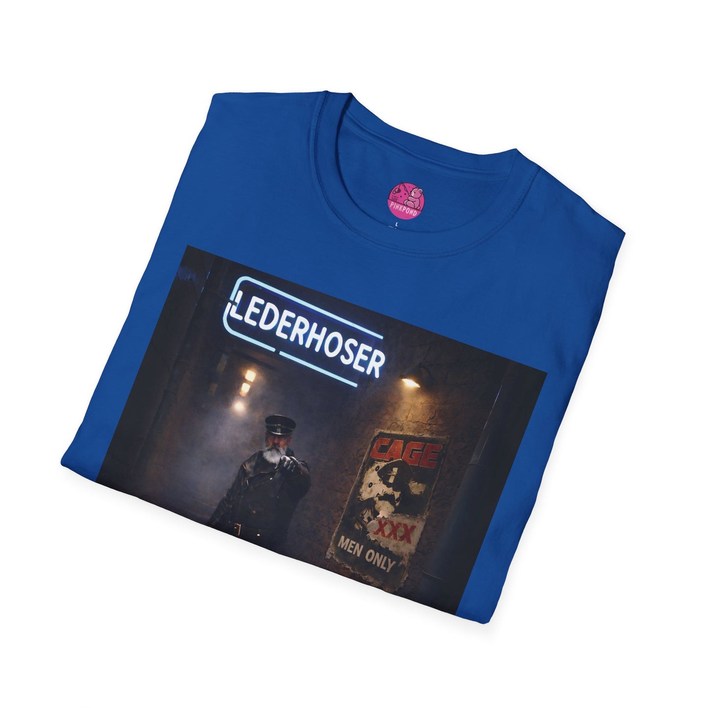 Oi, You Boy! Leather Man T-Shirt — Moody Urban Character Graphic Tee