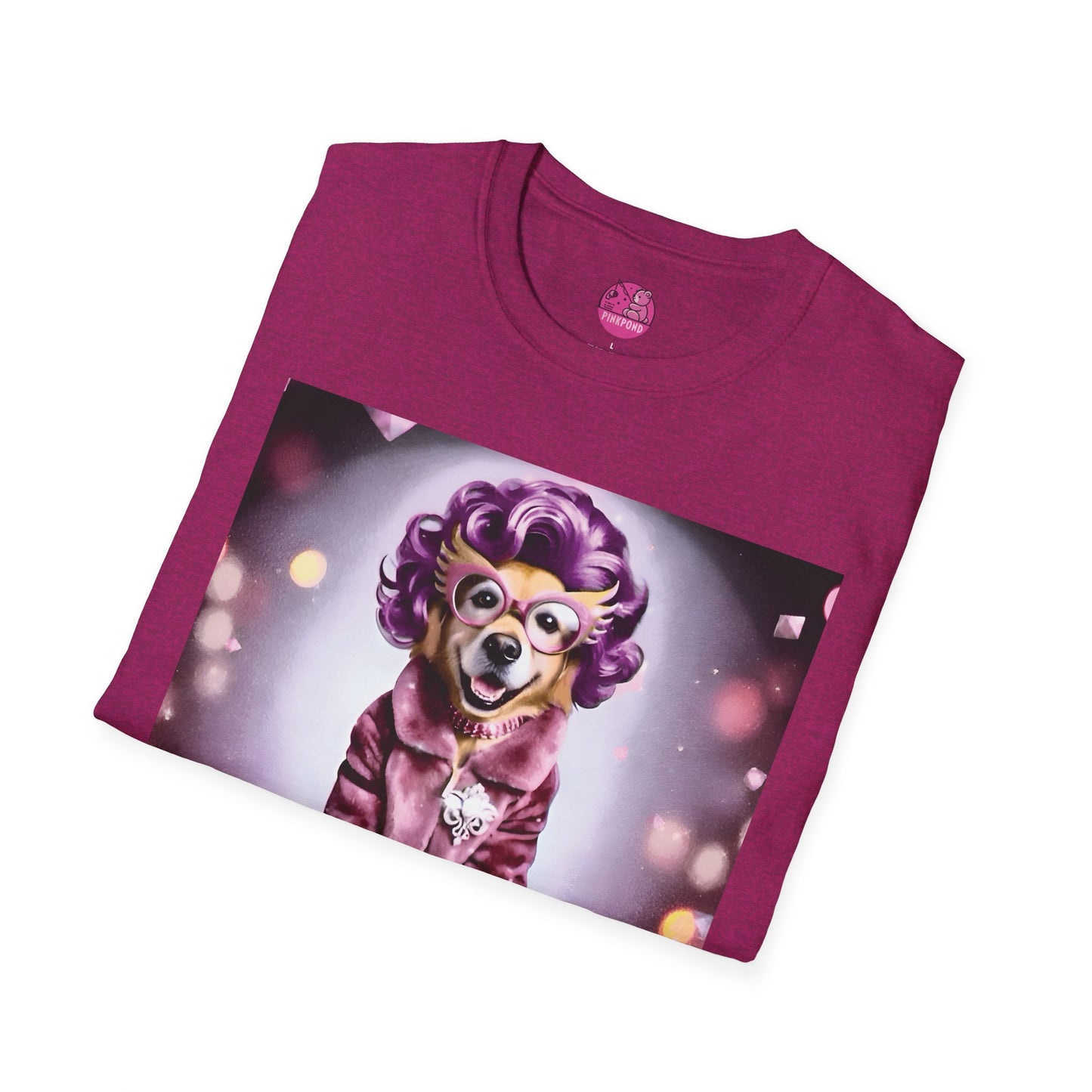 Dame Edna Labrador Dog T-Shirt - Fabulous & Fetching