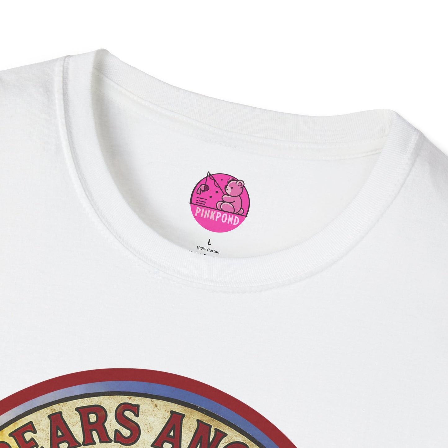Biker Bear T-Shirt - Bears Angels Roundel, Ride With Pride