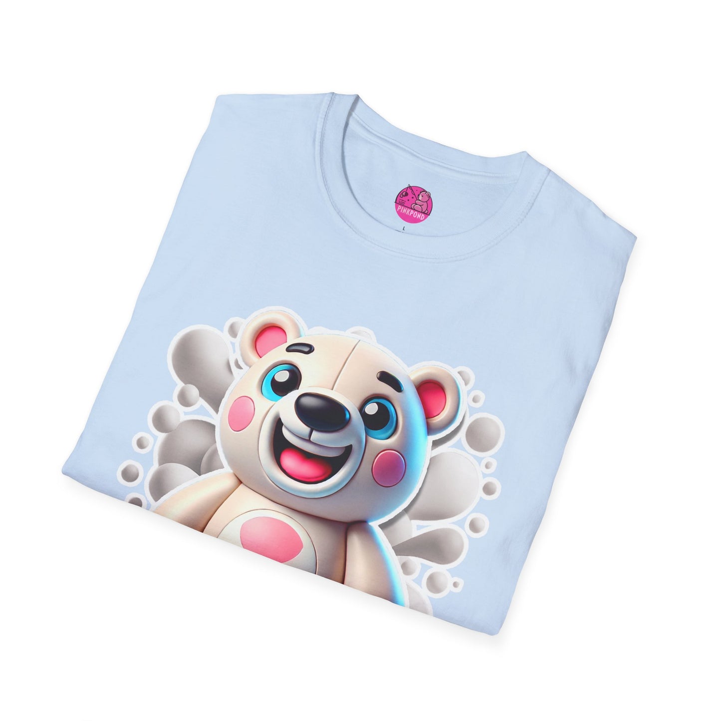 Pepe the Polar Bear T-Shirt - The Coolest Bear Around | Unisex Softstyle Tee