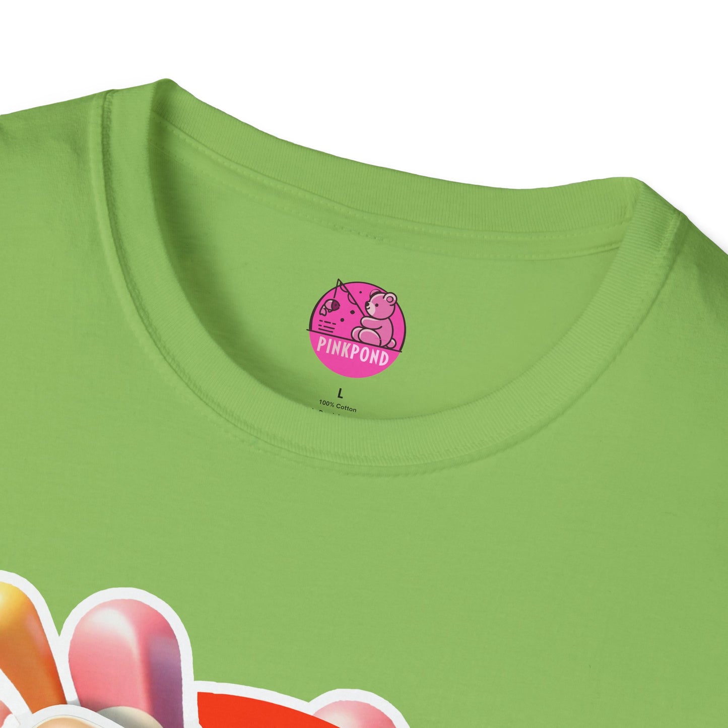 Katey Cat T-Shirt - Burst of Playful Energy | Unisex Softstyle