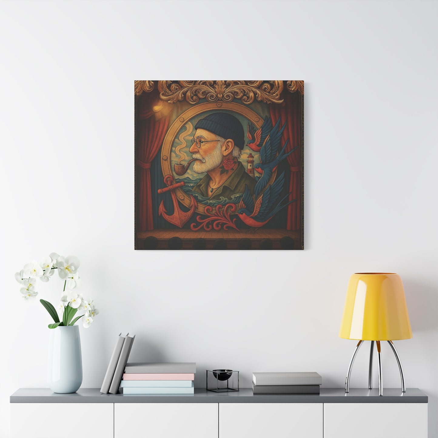 Canvas Wall Art - The Old Sailor’s Portrait