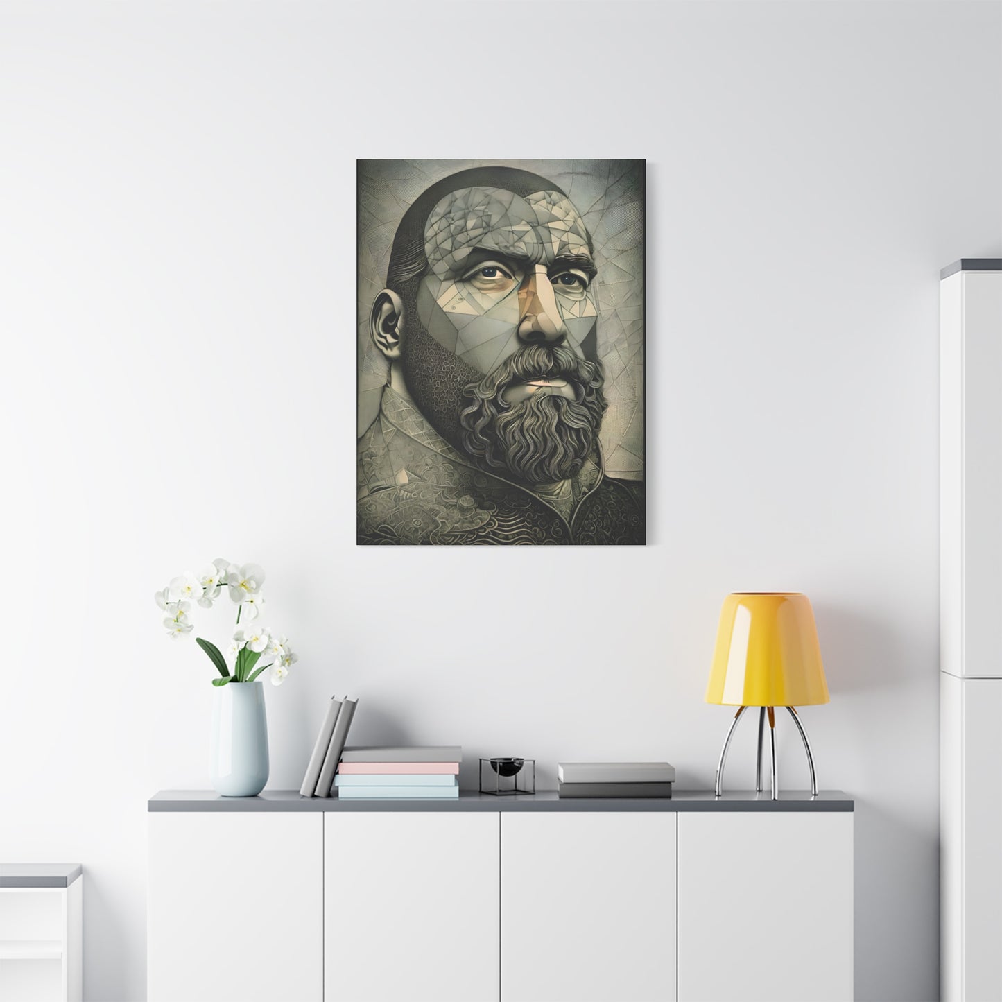 Fractured Peace - Fine Art Print by Andrew McCarter adapted from a drawing by David Lake