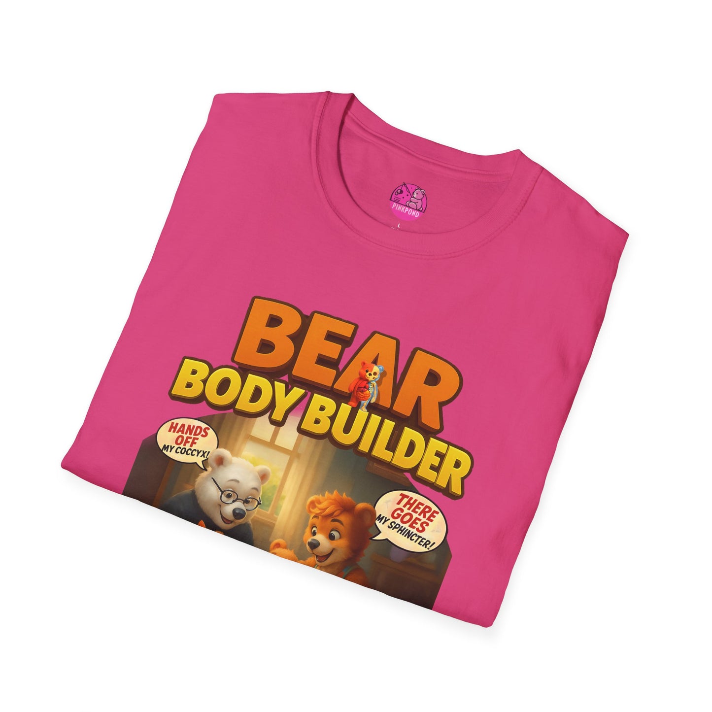 Bear Body Builder Parody Game Tee
