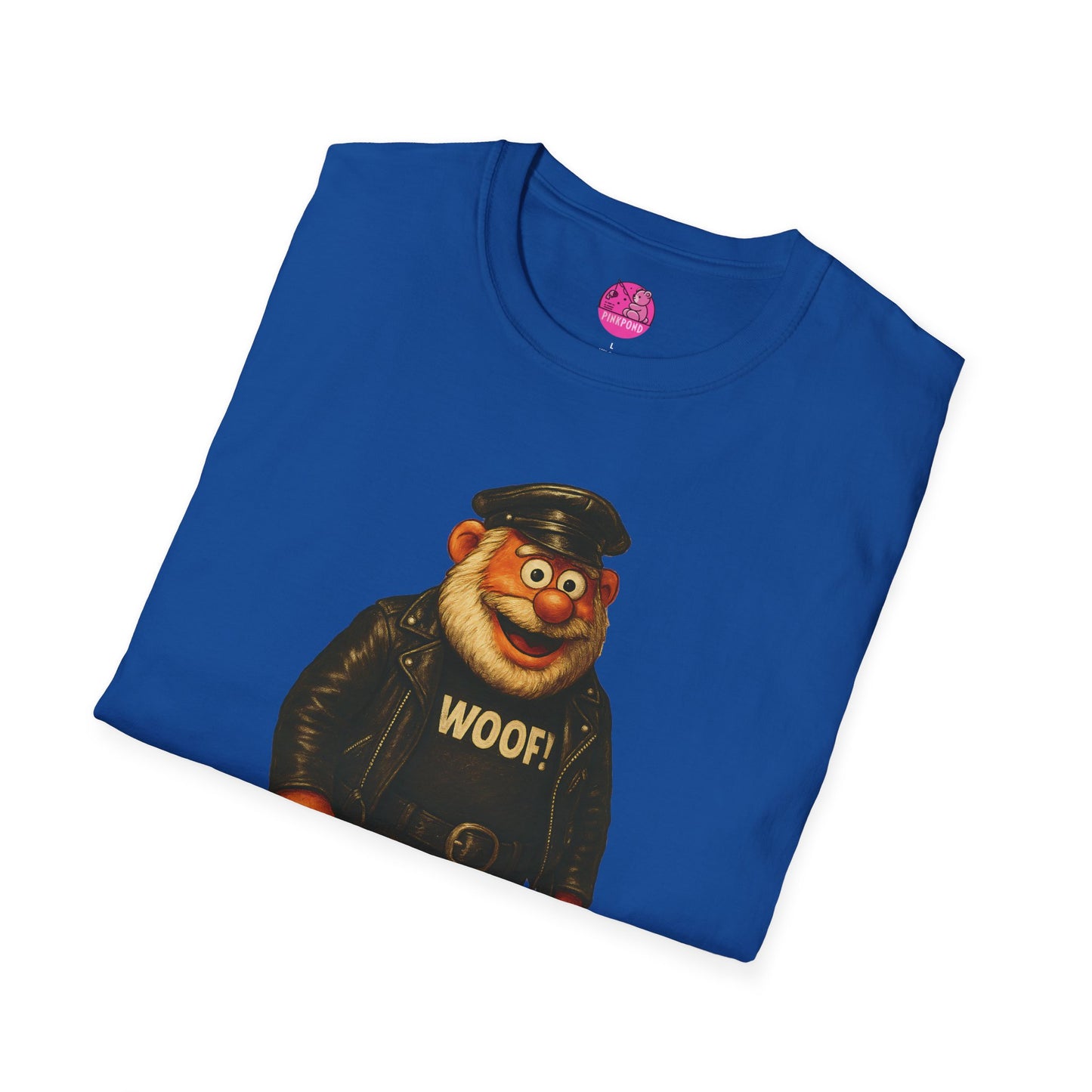 Unisex T-Shirt Leather Polar Bear Tee - WOOF Shirt Silver Beard Energy Pride Fashion
