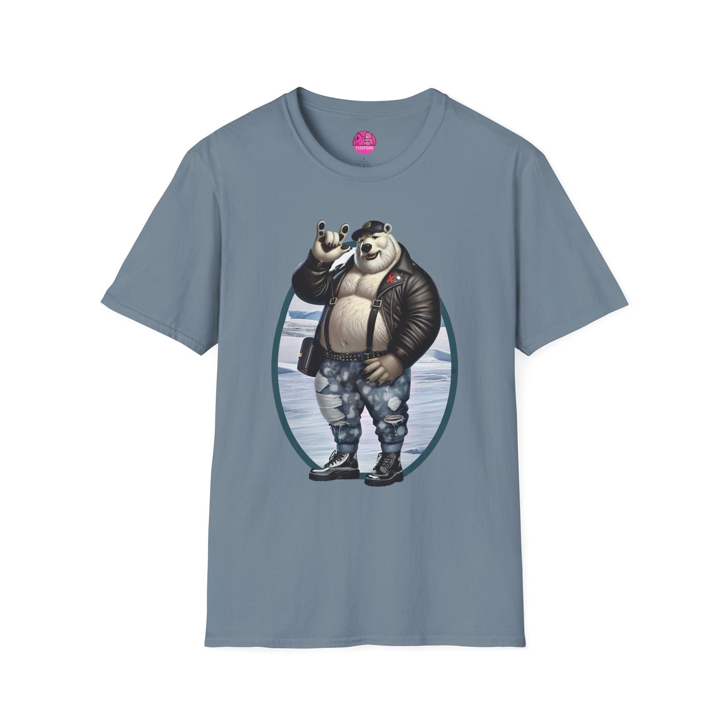 Artic Rebel Polar Bear Love Graphic Tee - ASL Love Sign