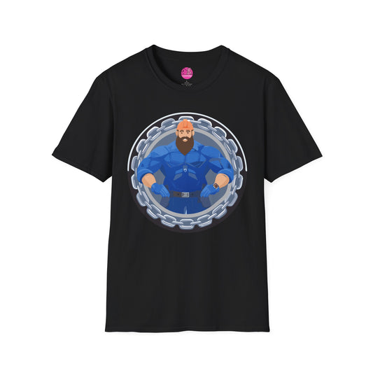 Construction Worker Bear  Graphic T-Shirt