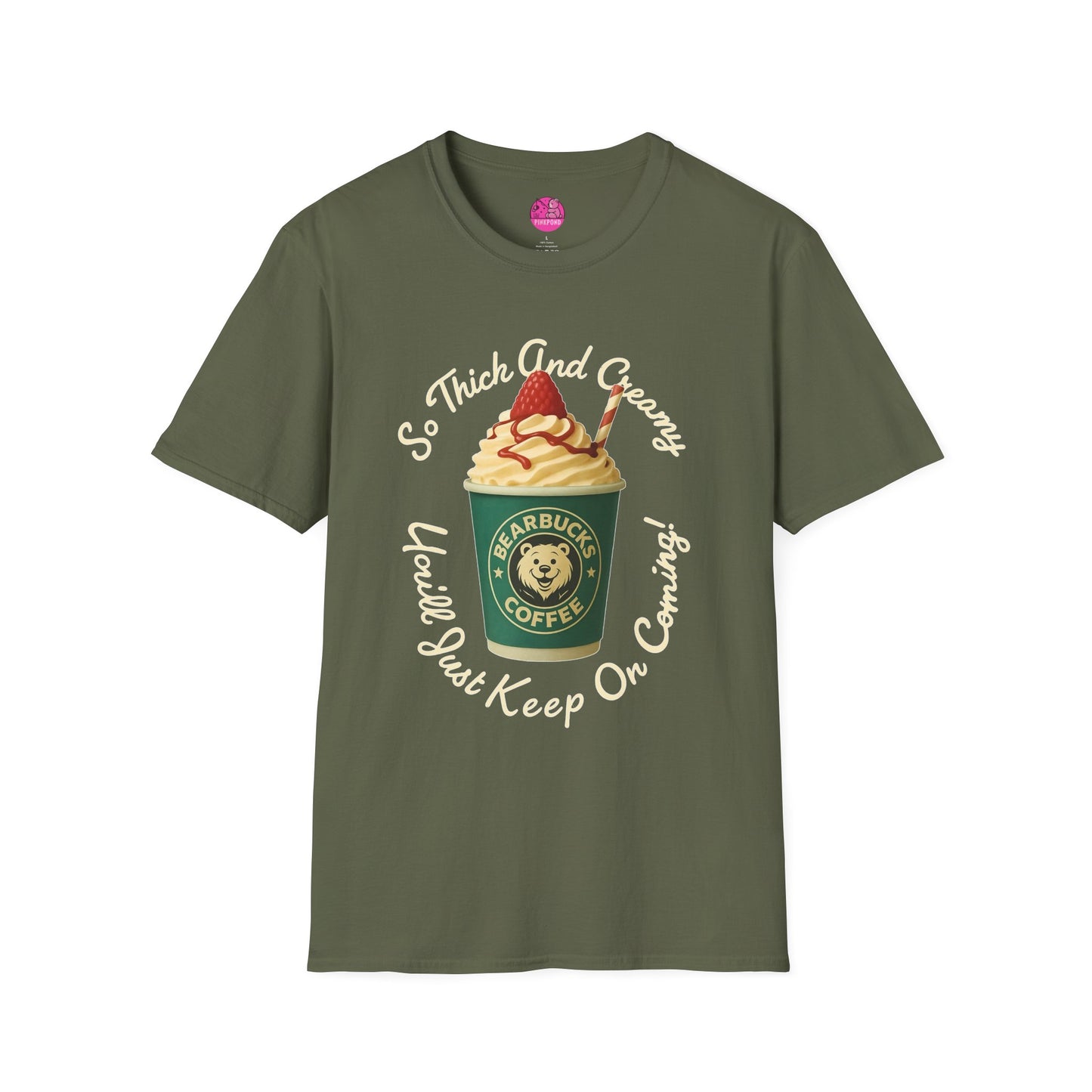 Bearbucks Coffee T-Shirt - So Thick and Creamy Vintage Design