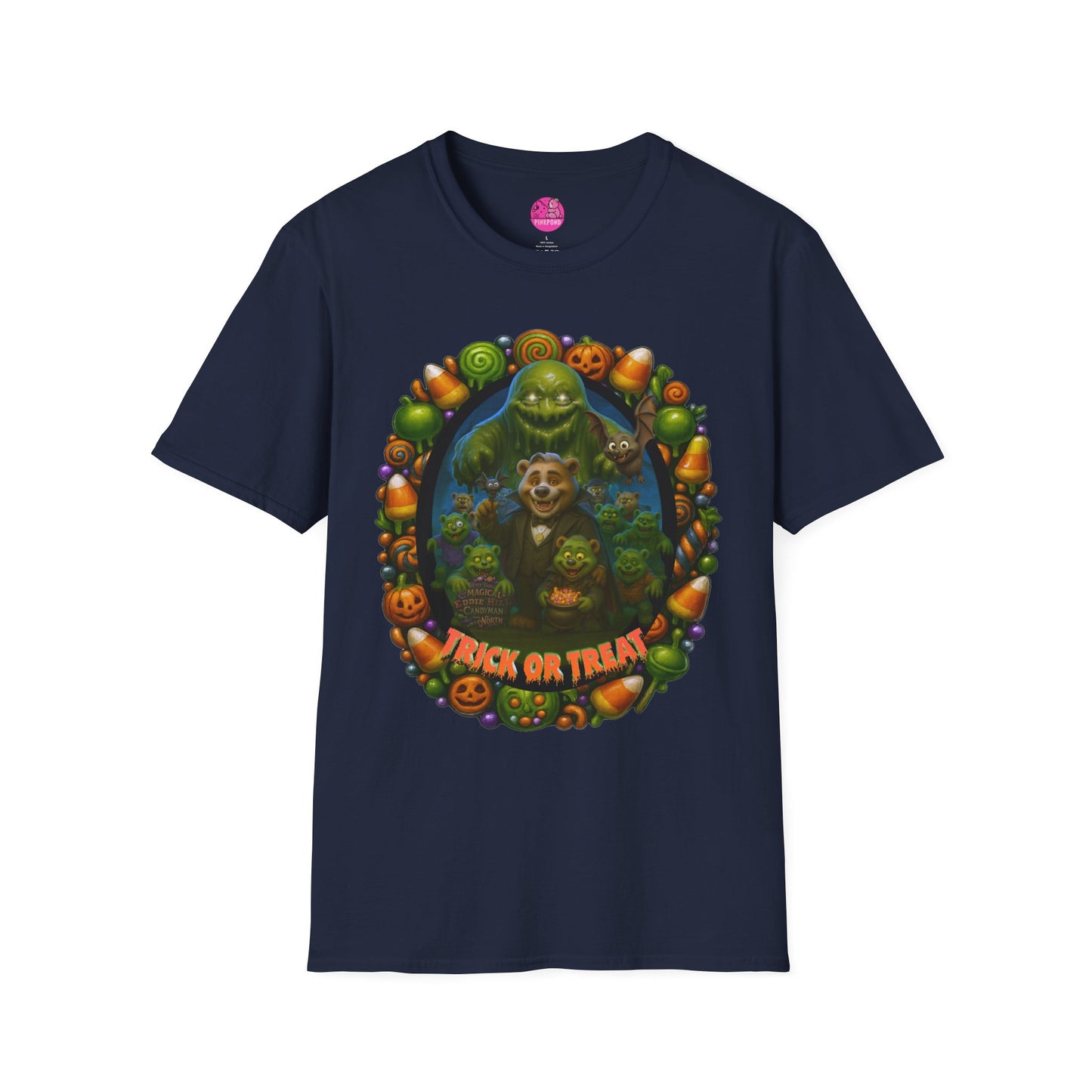 Eddy Hill Bear Halloween Graphic T-Shirt