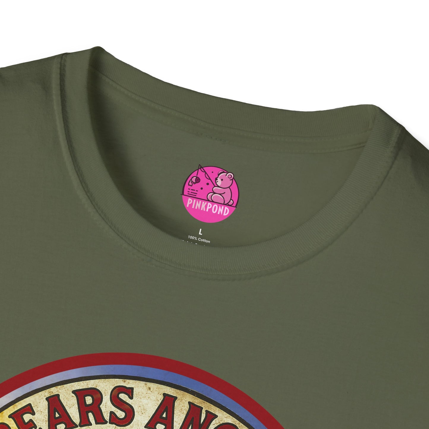 Biker Bear T-Shirt - Bears Angels Roundel, Ride With Pride