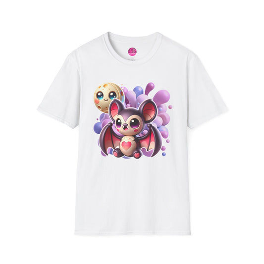 Viktor the Vampire Bat T-Shirt - Cute & Spooky Unisex Tee for Halloween Lovers