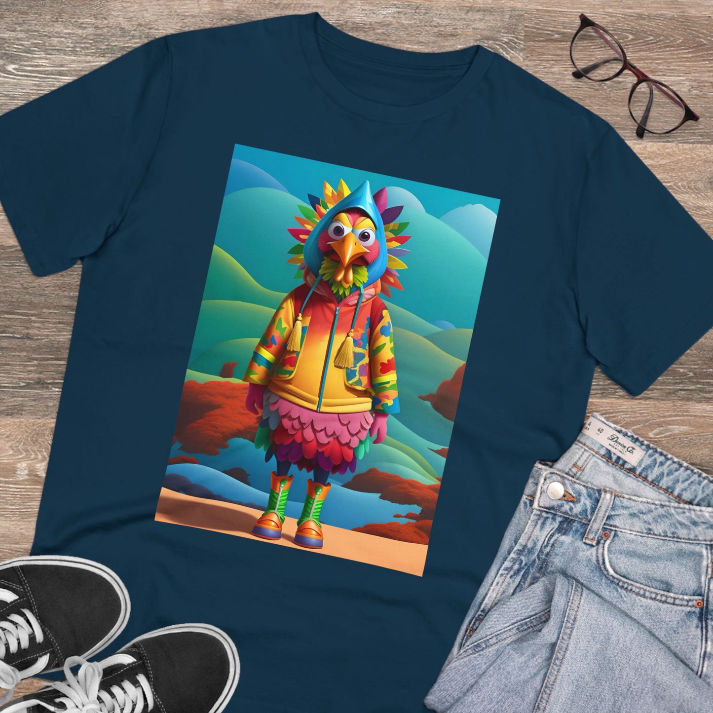 Tony the Turkey T-shirt - Unisex Fun and Funky Design