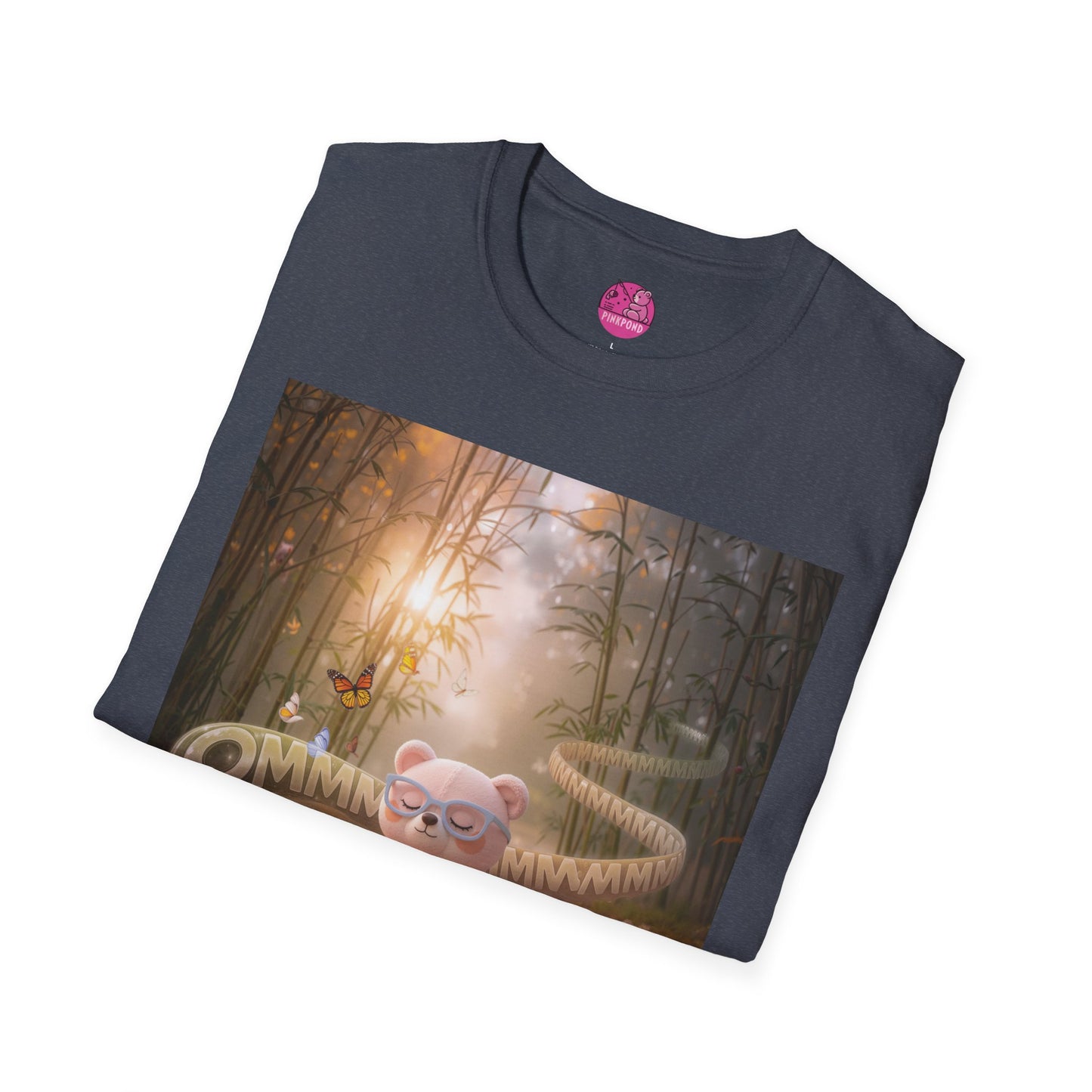 Meditating Bear Daylight Calm T-Shirt — "Find Your Calm" Design
