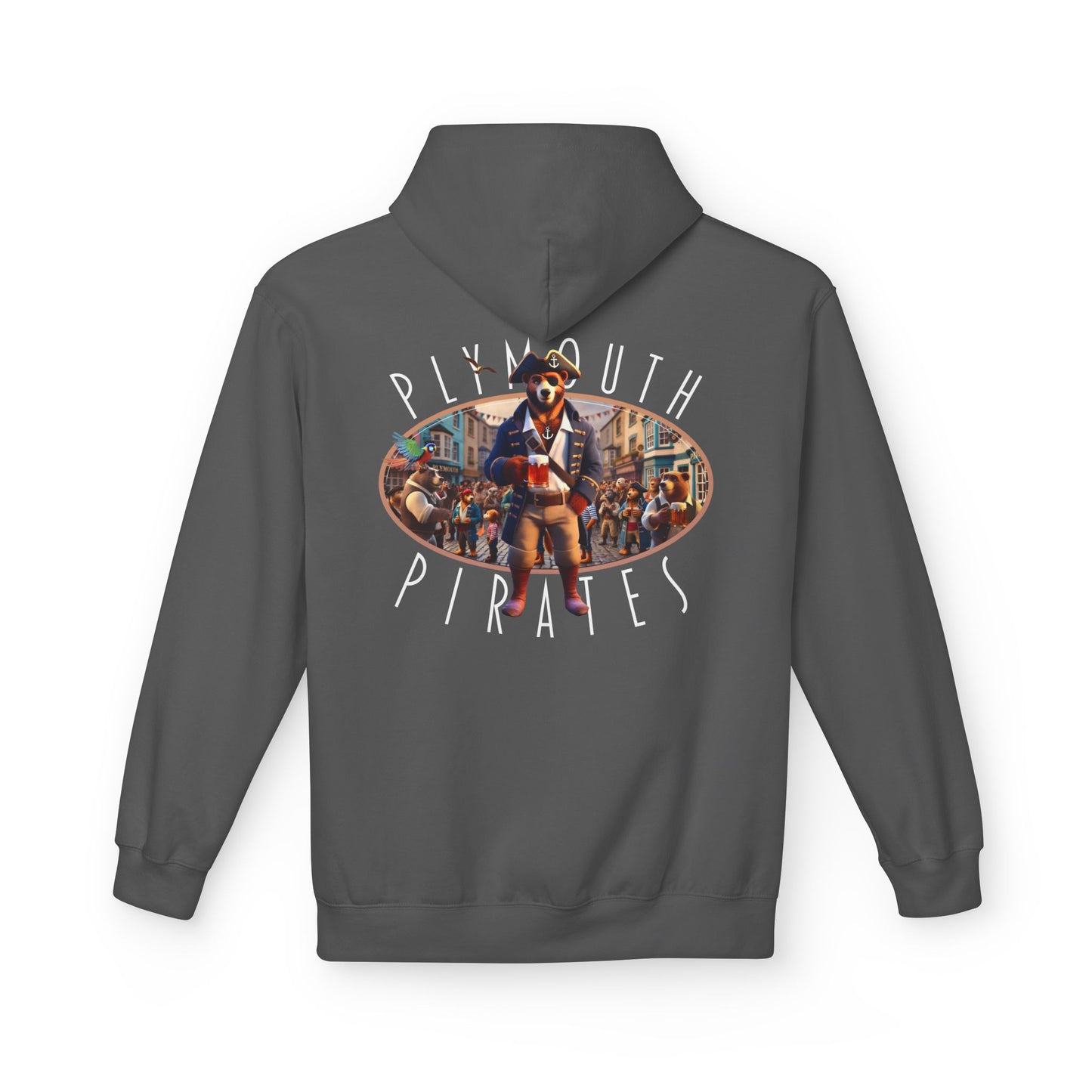 Plymouth Pirates Bear Hoodie
