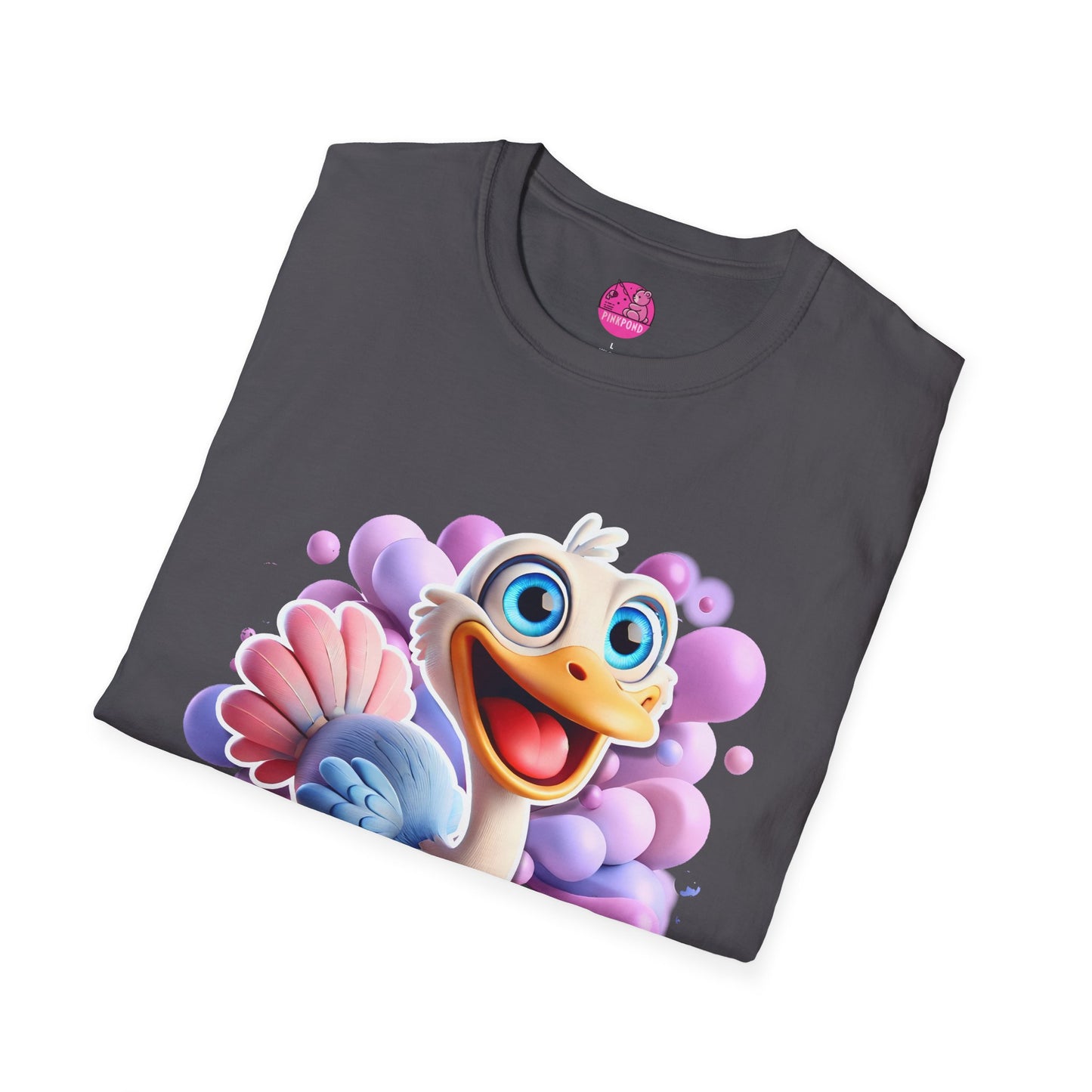 Osma the Ostrich T-Shirt – Speed, Smiles, and Sass!! - Unisex Softstyle Tee
