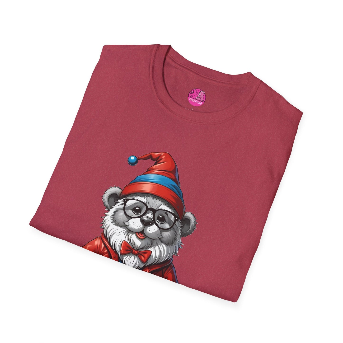 Bear Gnome Unisex T-Shirt - Fun Swiss Gnome Design for Bear Fans