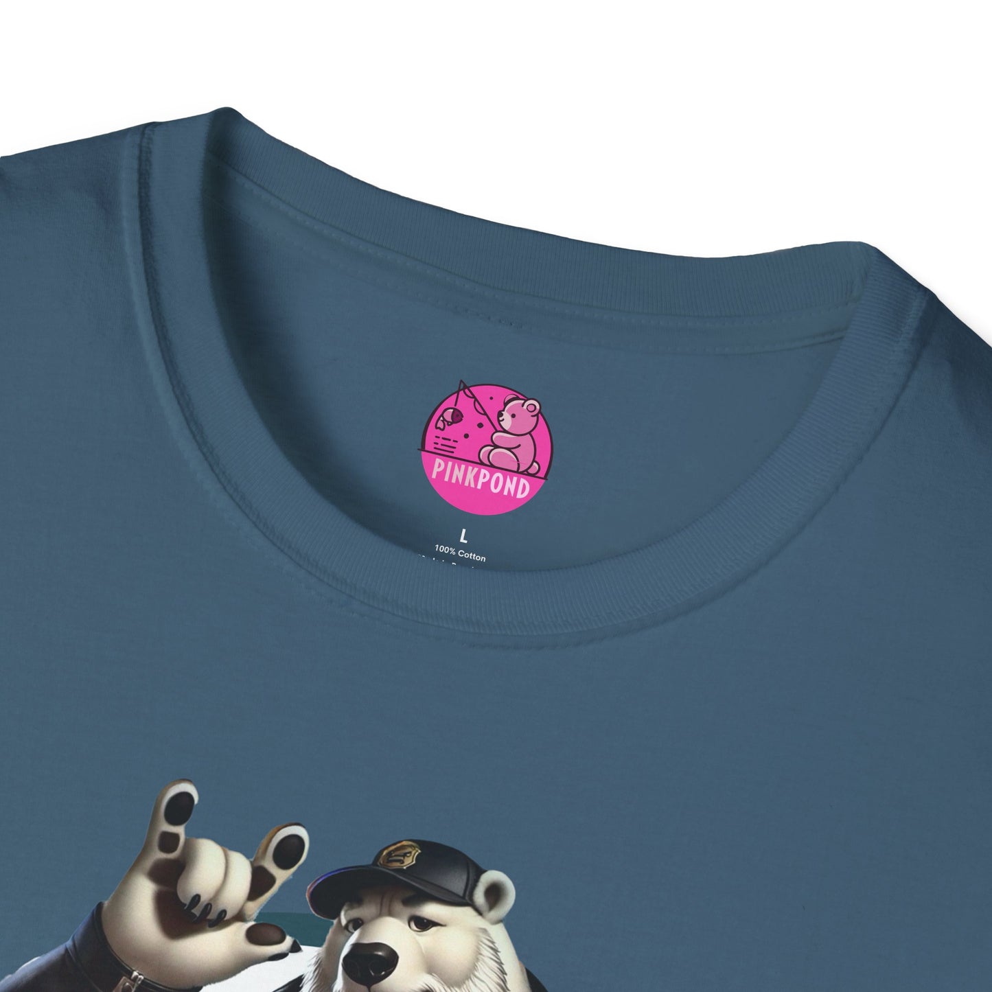 Artic Rebel Polar Bear Love Graphic Tee - ASL Love Sign