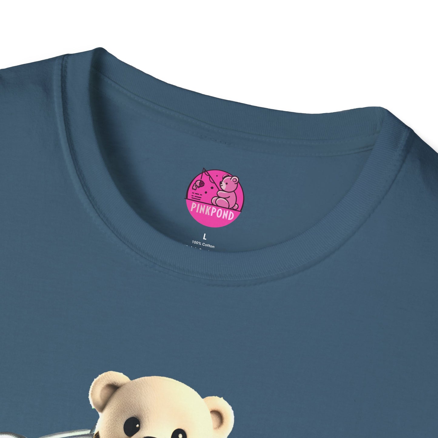 Hot Leather Cub Unisex Softstyle T-Shirt | Fierce and Fun Bear Tee with Leather-Clad Sass