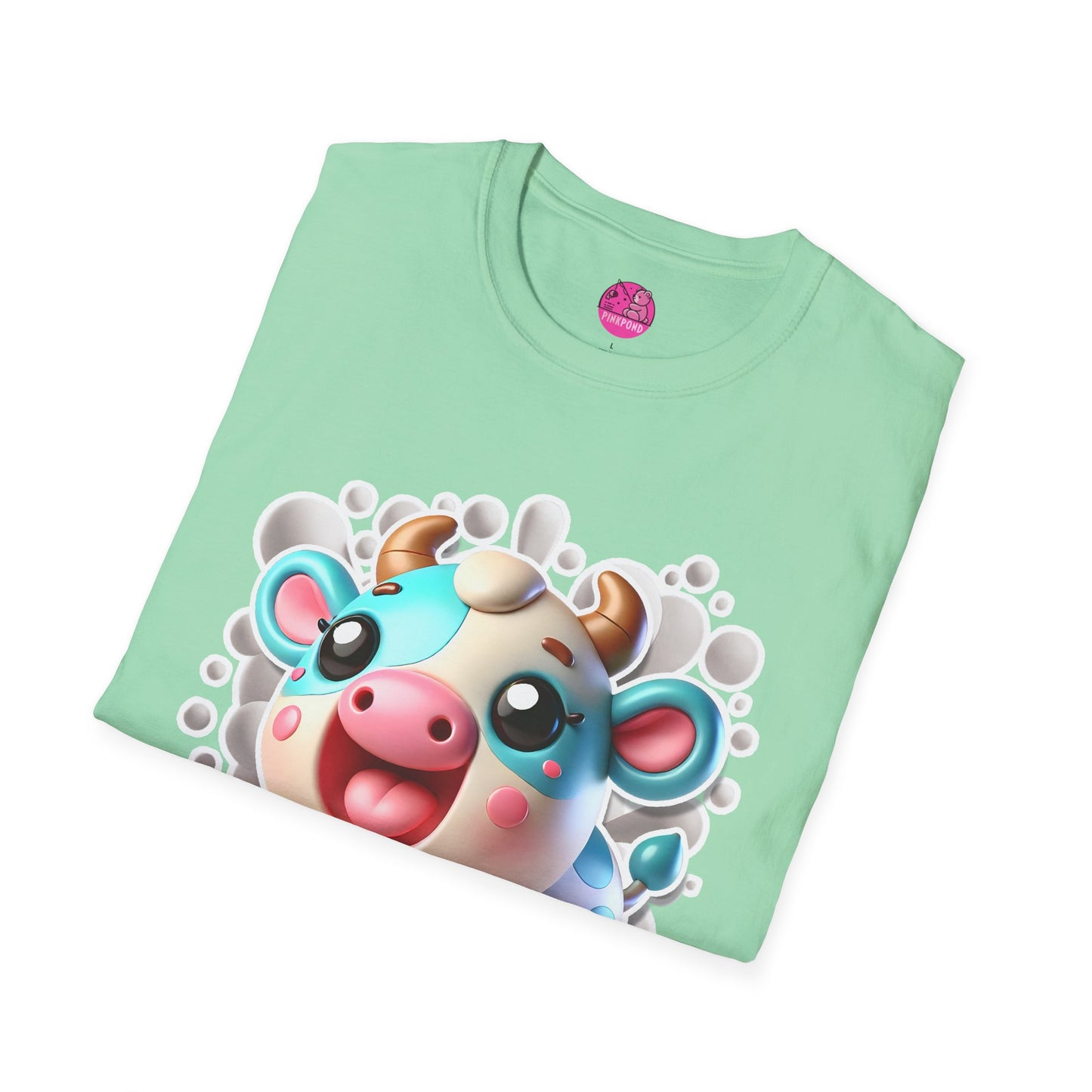 Carmen the Cow T-Shirt - Cute Farmyard Tee for Fun Fashion Fans