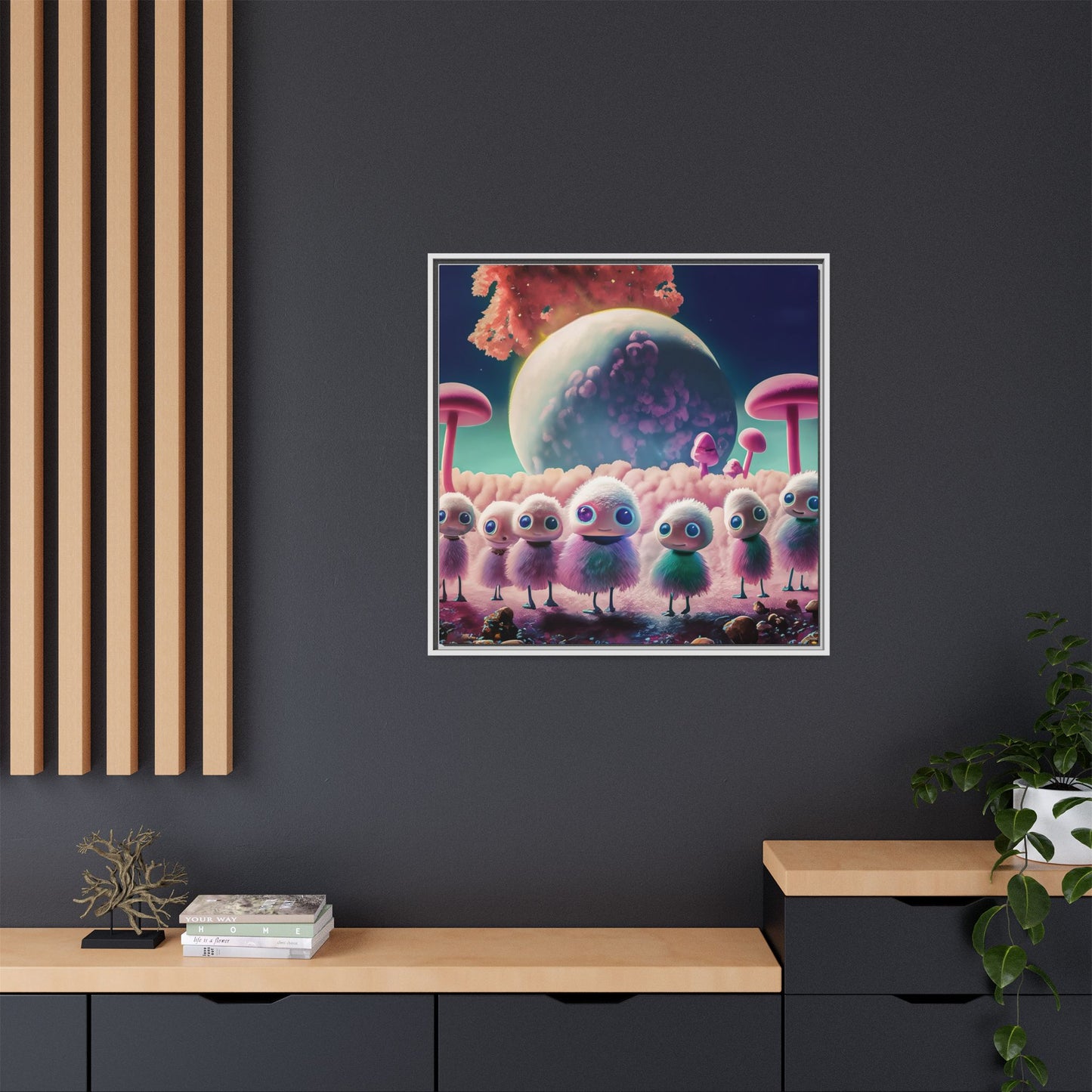 “"Keep smiling," whispered Axlar. "We can eat them later." – Fine Art Canvas Print By Andrew McCarter