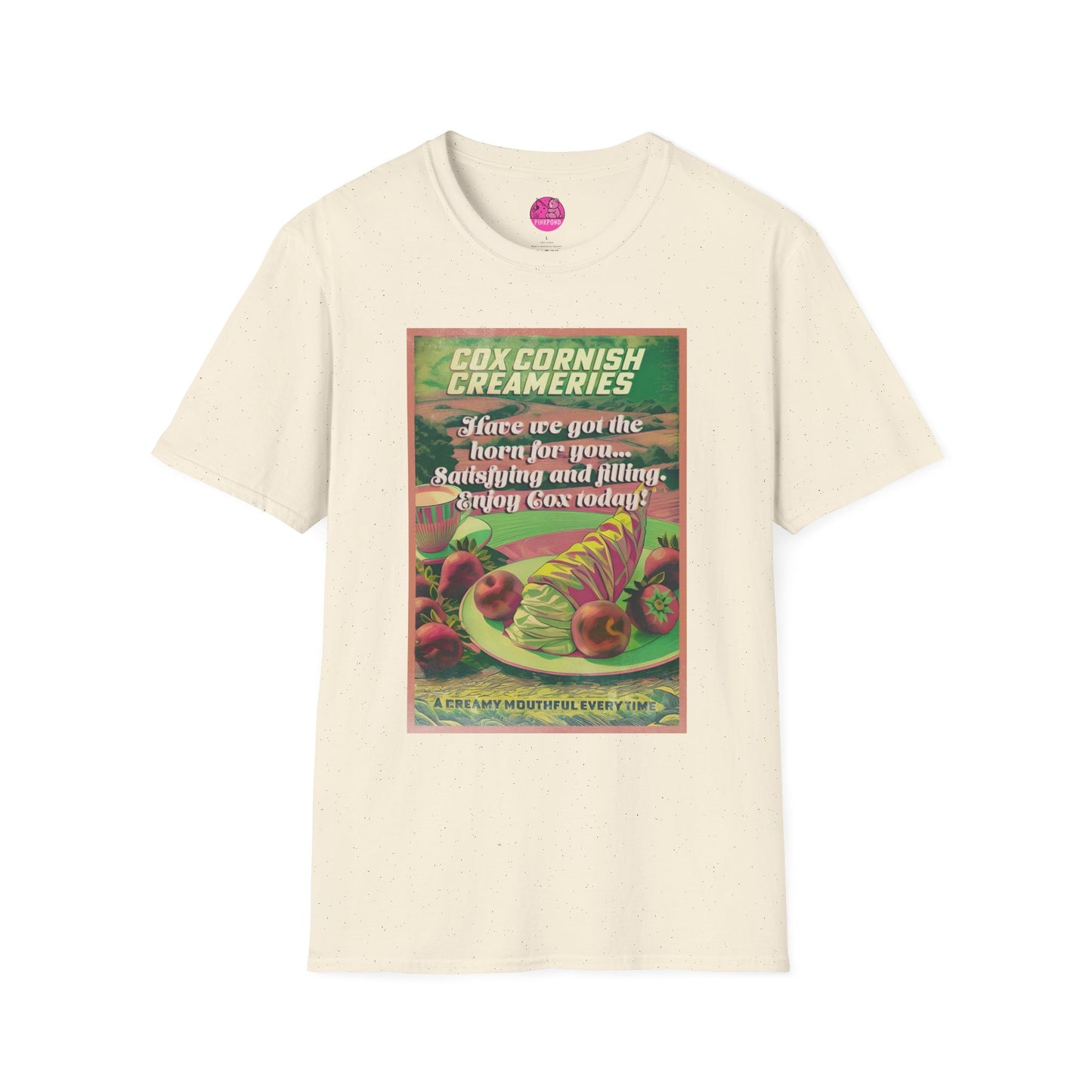 Saucy Vintage Cox Creameries - Satisfy Your Cravings T-Shirt