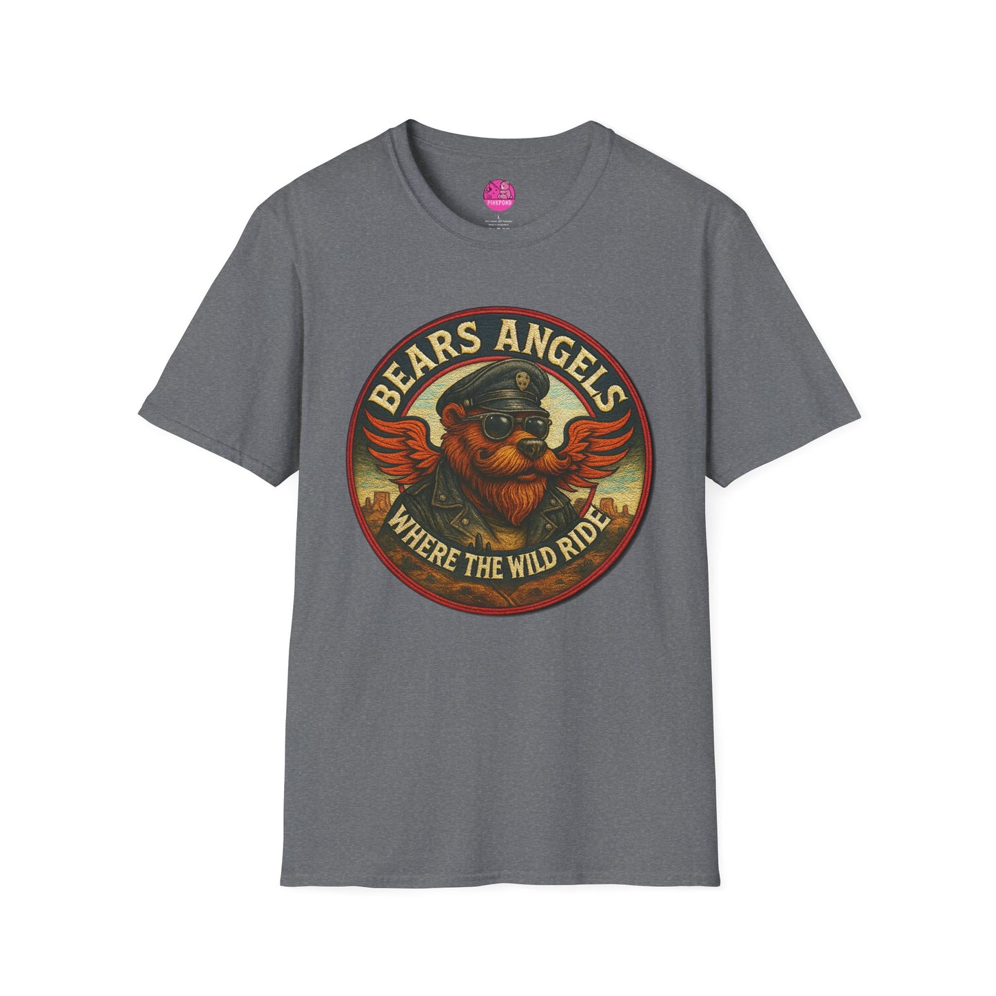 Biker Bears Angels Unisex T-Shirt - Where The Wild Ride Tee