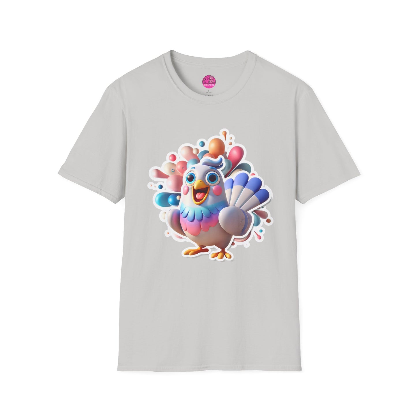 Simon the Pigeon T-Shirt – The Feathered Friend You Need - Unisex Softstyle Tee