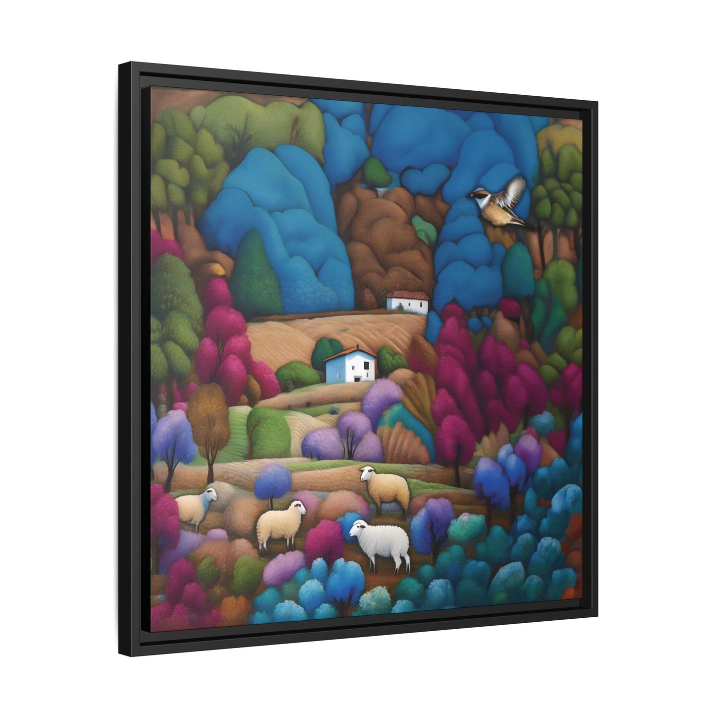 The Painted Valley Canvas Print by Andrew McCarter