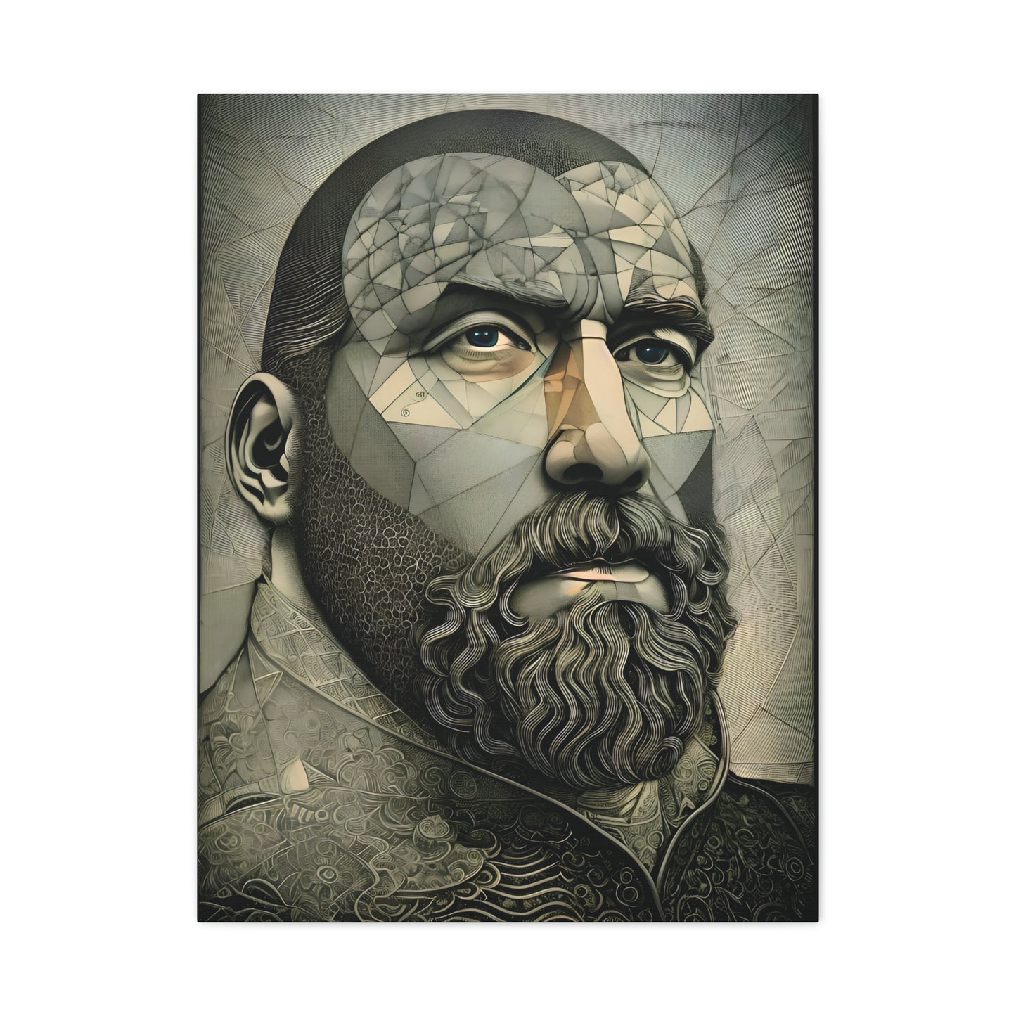 Fractured Peace - Fine Art Print by Andrew McCarter adapted from a drawing by David Lake