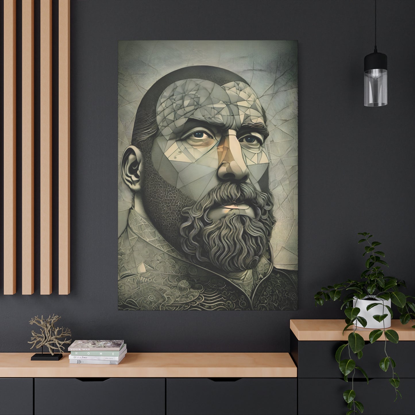 Fractured Peace -  Fine Art Print by Andrew McCarter adapted from a drawing by David Lake