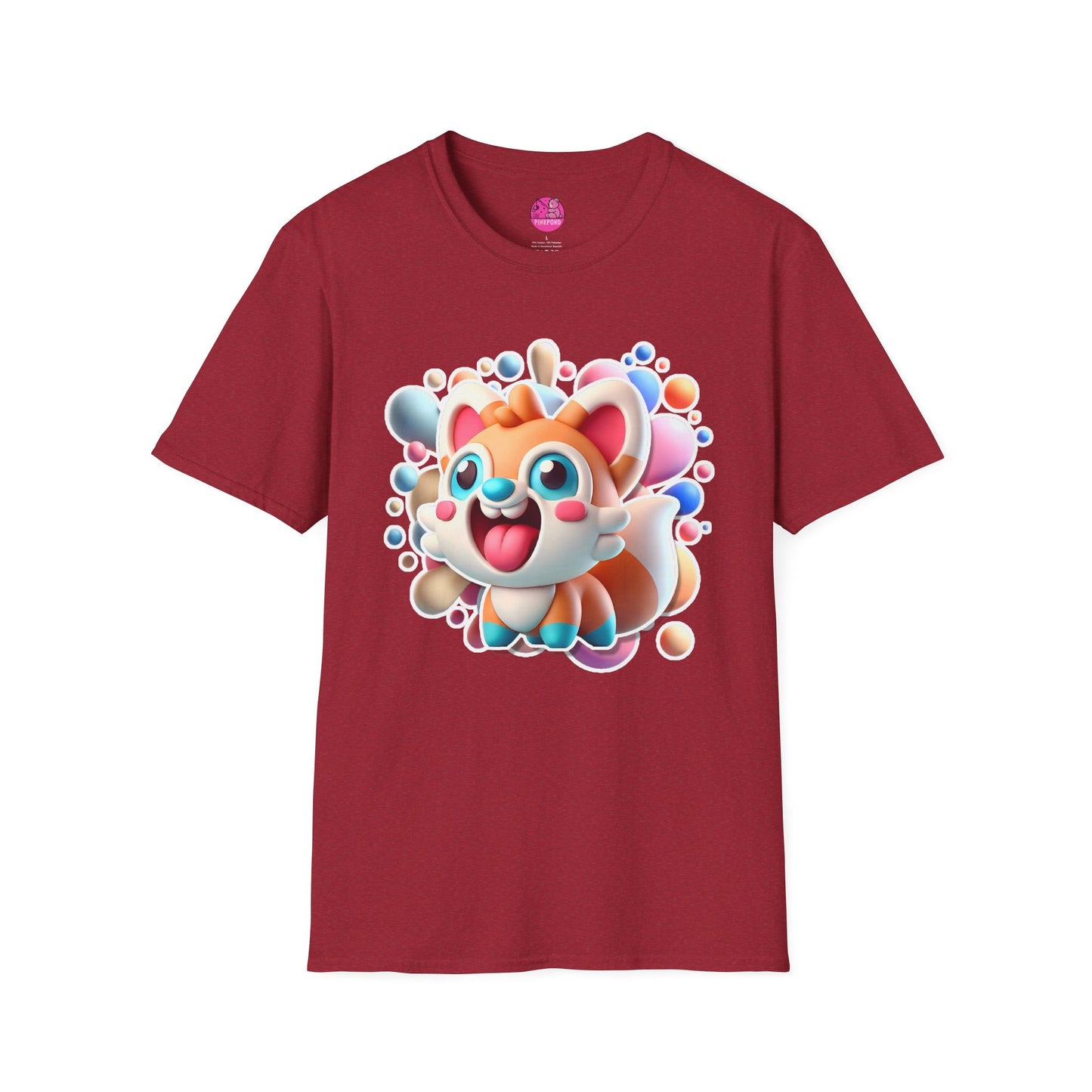 Fanny the Fox T-Shirt - Bold and Colorful Unisex Tee for Fun-Loving Fashion Fans