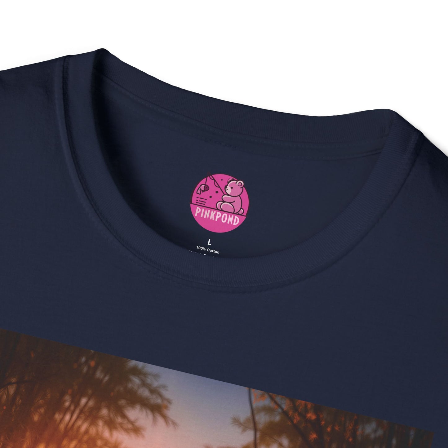 Meditating Bear Golden Hour T-Shirt