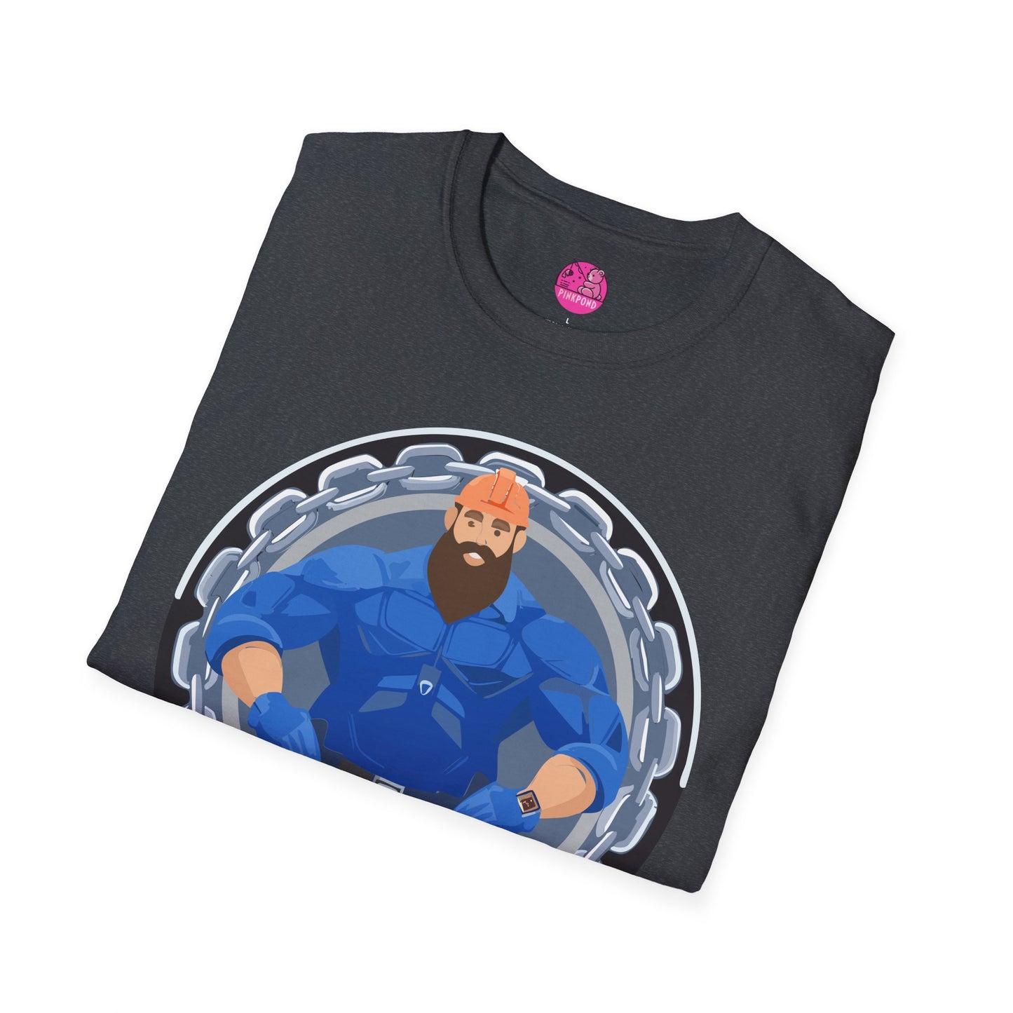 Construction Worker Bear  Graphic T-Shirt