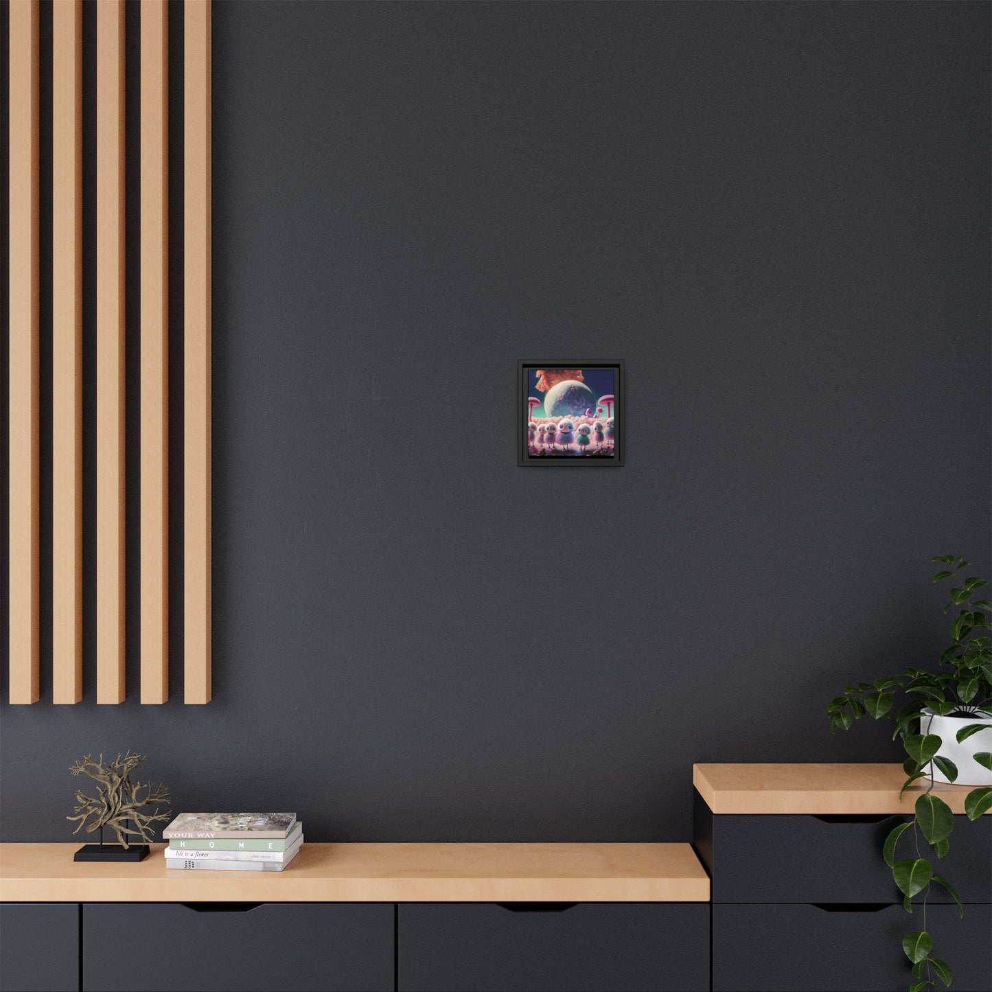 “"Keep smiling," whispered Axlar. "We can eat them later." – Fine Art Canvas Print By Andrew McCarter
