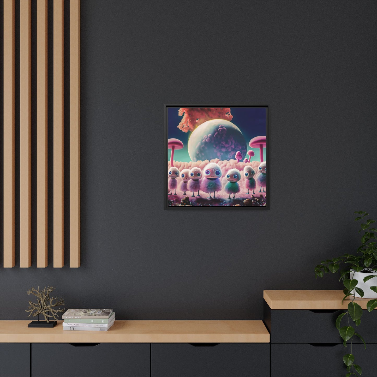 “"Keep smiling," whispered Axlar. "We can eat them later." – Fine Art Canvas Print By Andrew McCarter