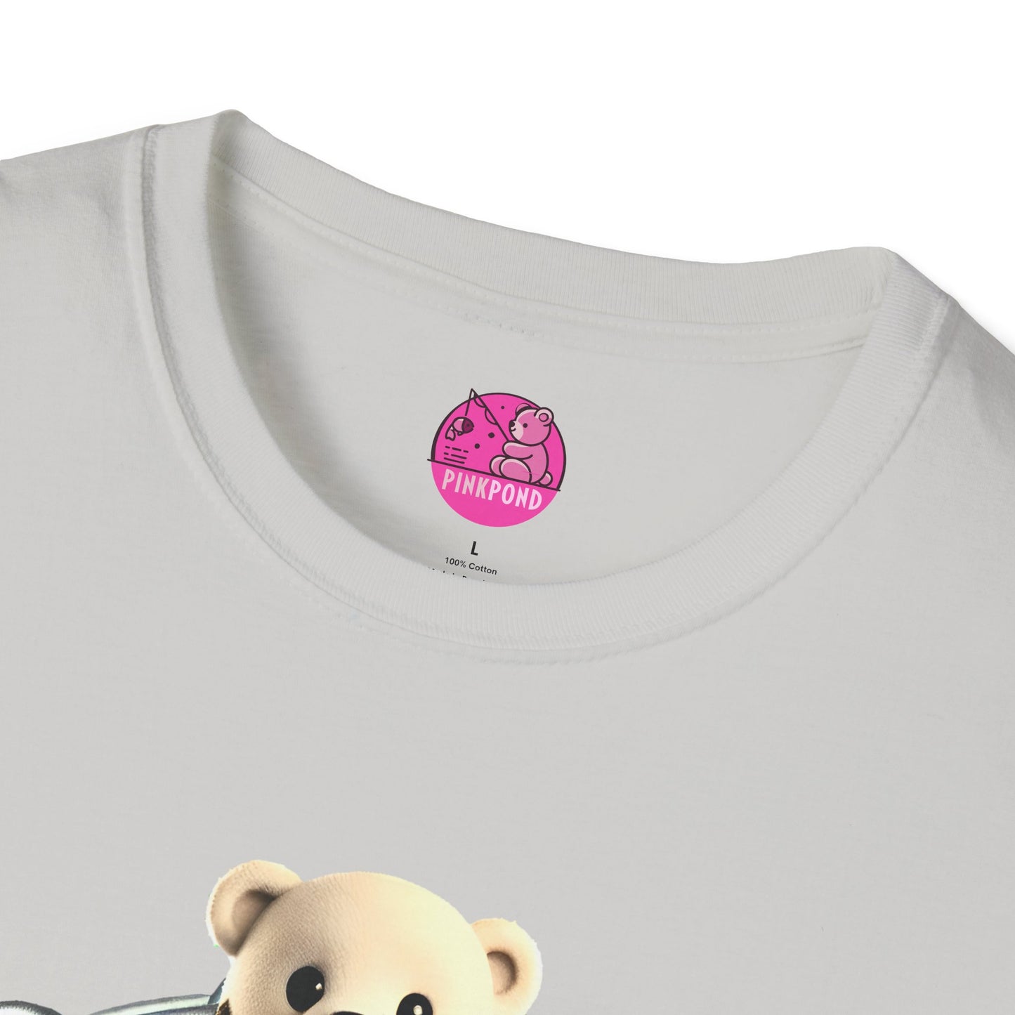 Hot Leather Cub Unisex Softstyle T-Shirt | Fierce and Fun Bear Tee with Leather-Clad Sass