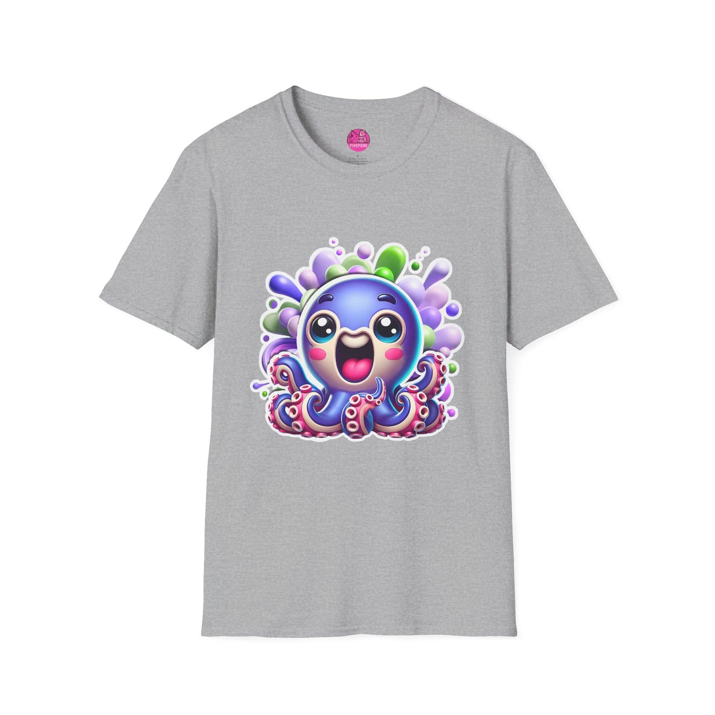 Olly the Octopus T-Shirt - Playful & Adorable Unisex Tee for Ocean Lovers