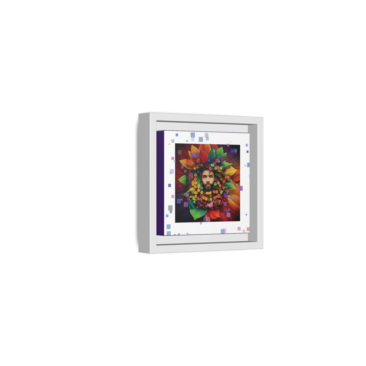 'Flourish: The Modern Green Man' canvas print By Andrew McCarter